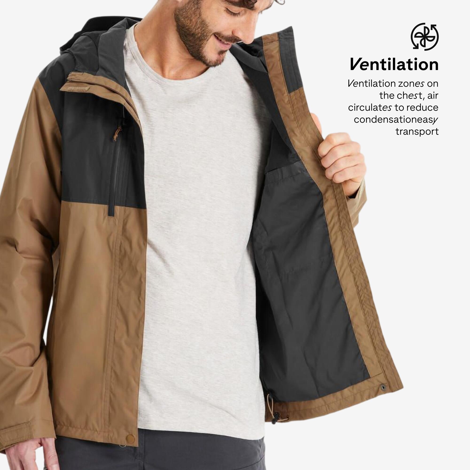 Men’s Waterproof Hiking Jacket NH500 Imper