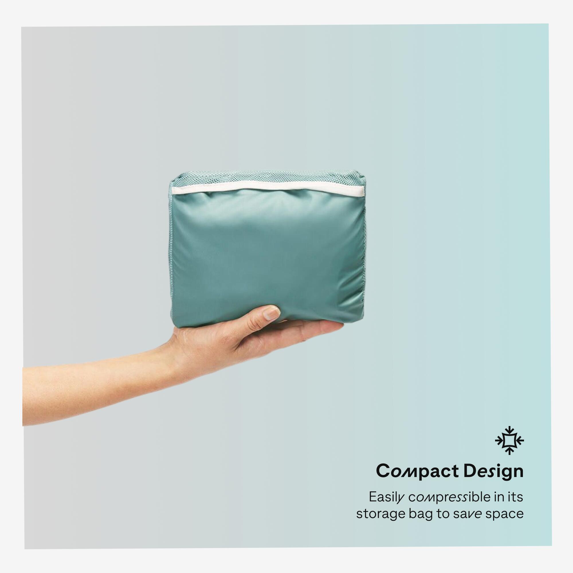 Women’s waterproof hiking jacket, Raincut Long - Green