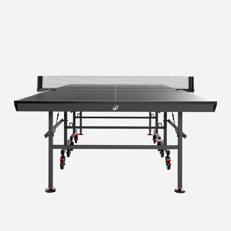 Masă de tenis de masă de interior compactă pentru competiție ITTF, TTT 530 Negru