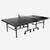 Table de tennis de table intérieure compacte compétition ITTF, TTT 530 Noire