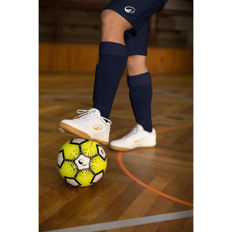 Yetişkin Futsal Ayakkabısı/Salon Ayakkabısı - Beyaz/Fildişi - Eskudo Club Sala