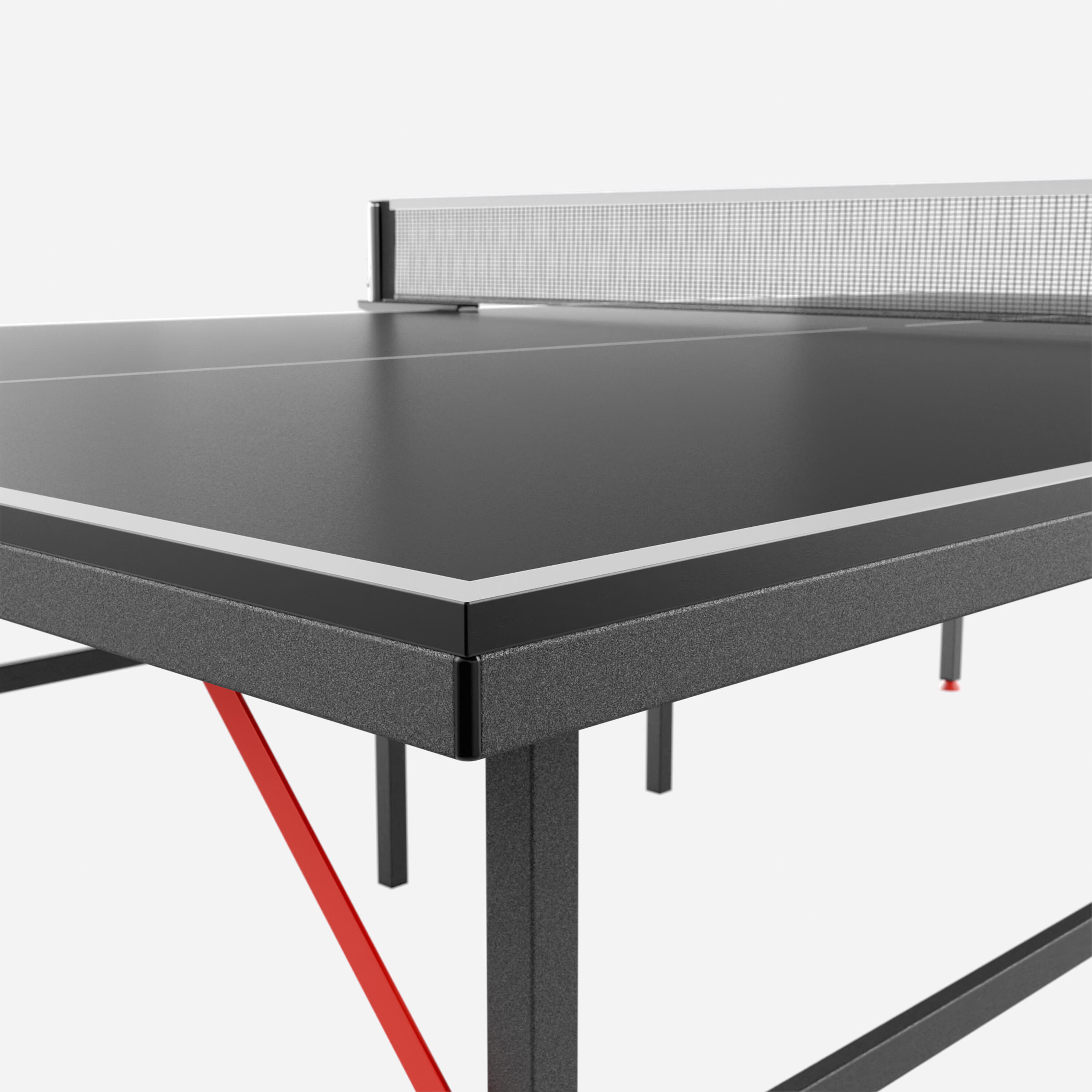Recreational Indoor Table Tennis Table, TTT 100 Black - KUIKMA