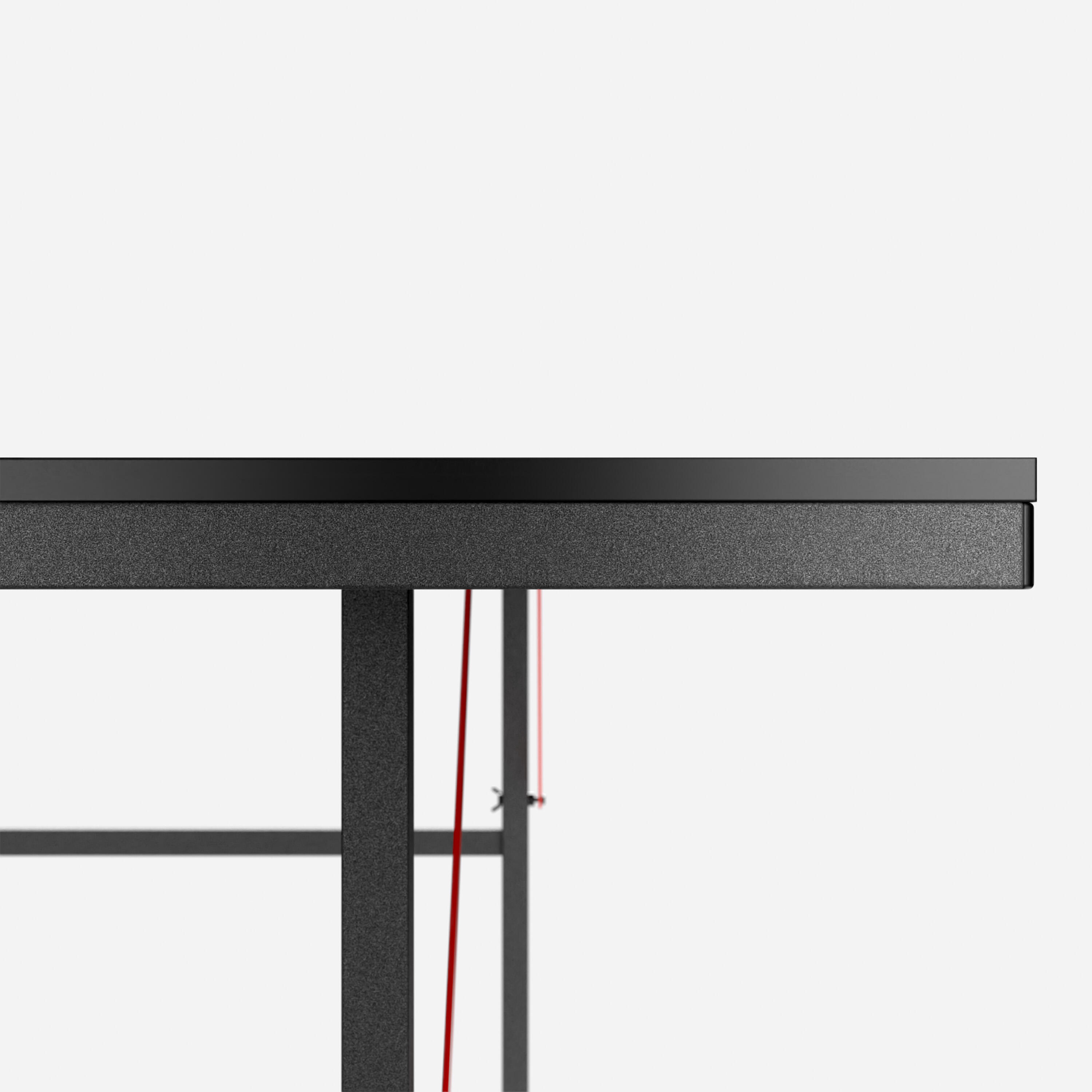 Recreational Indoor Table Tennis Table, TTT 100 Black - KUIKMA