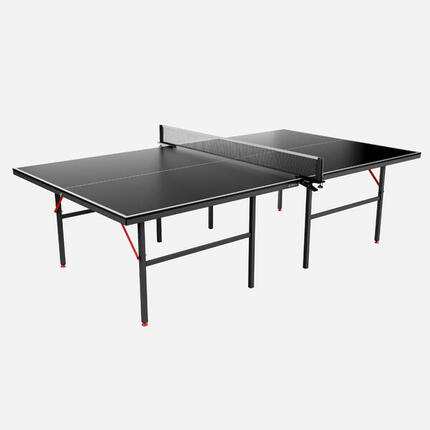 Table de tennis de table intérieure loisirs, TTT 100 Noire