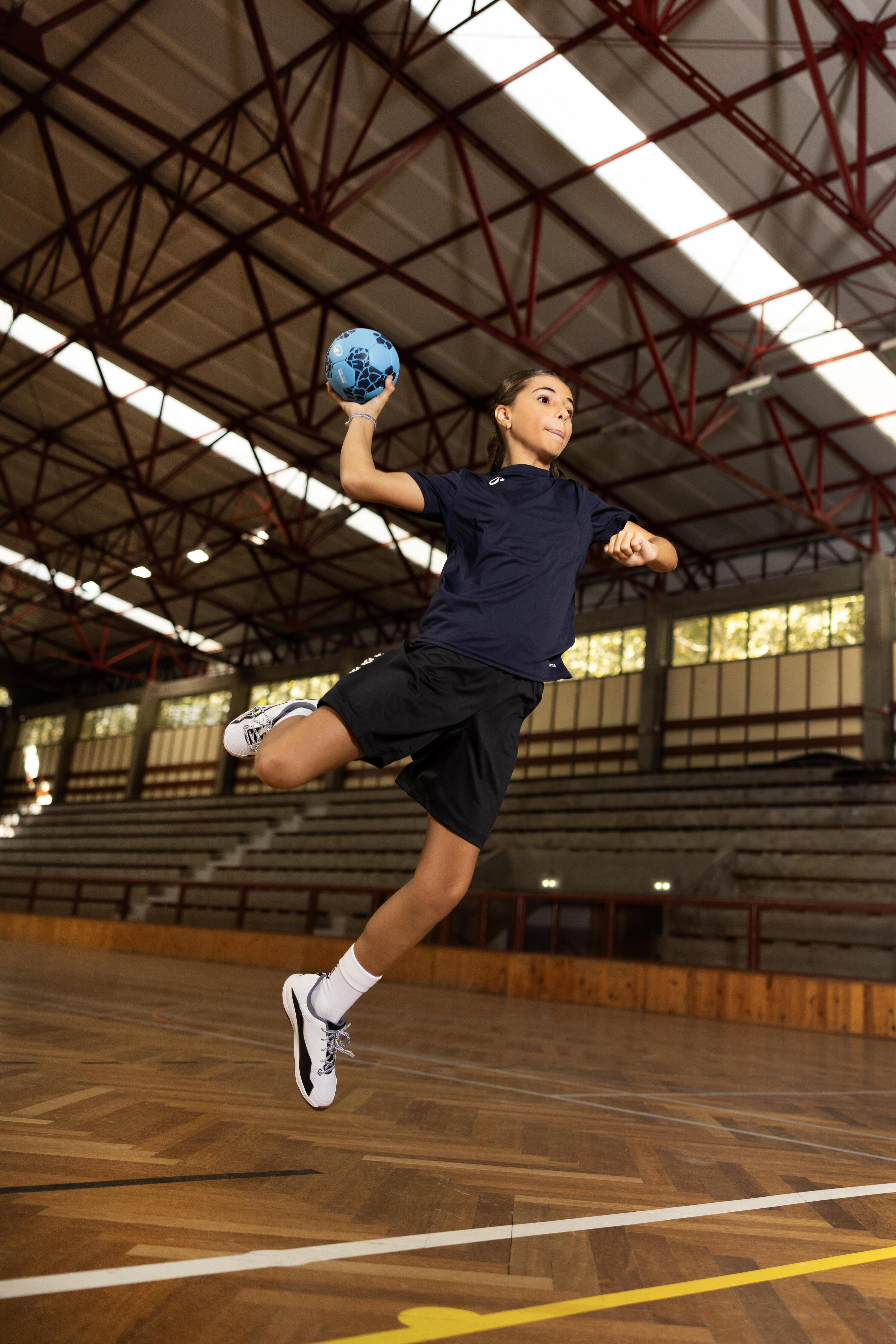 Handbal HB 100 Light maat 0 blauw 6/11