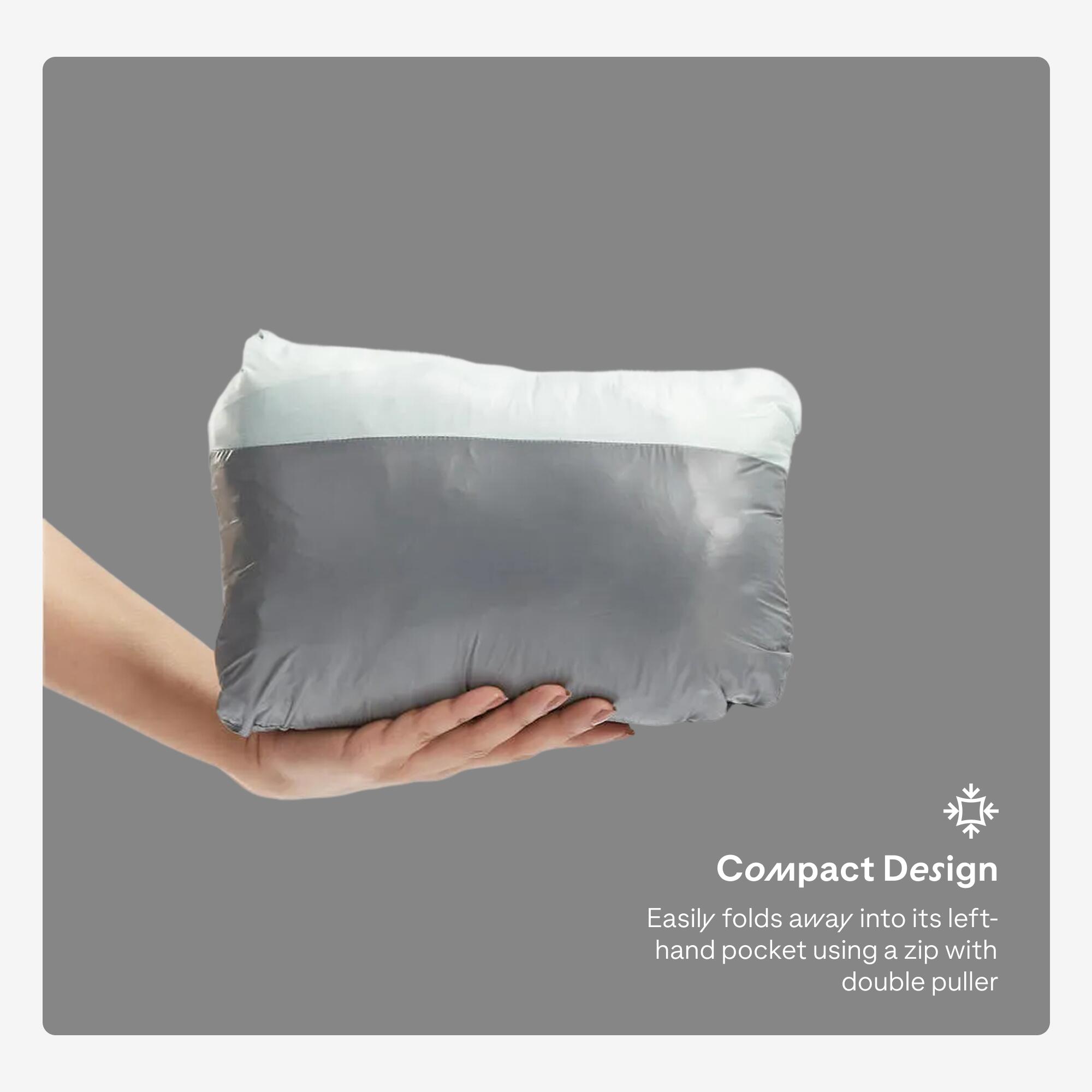 Women Warm Puffer Jacket with hood for mountain trekking- MT100  -5°C