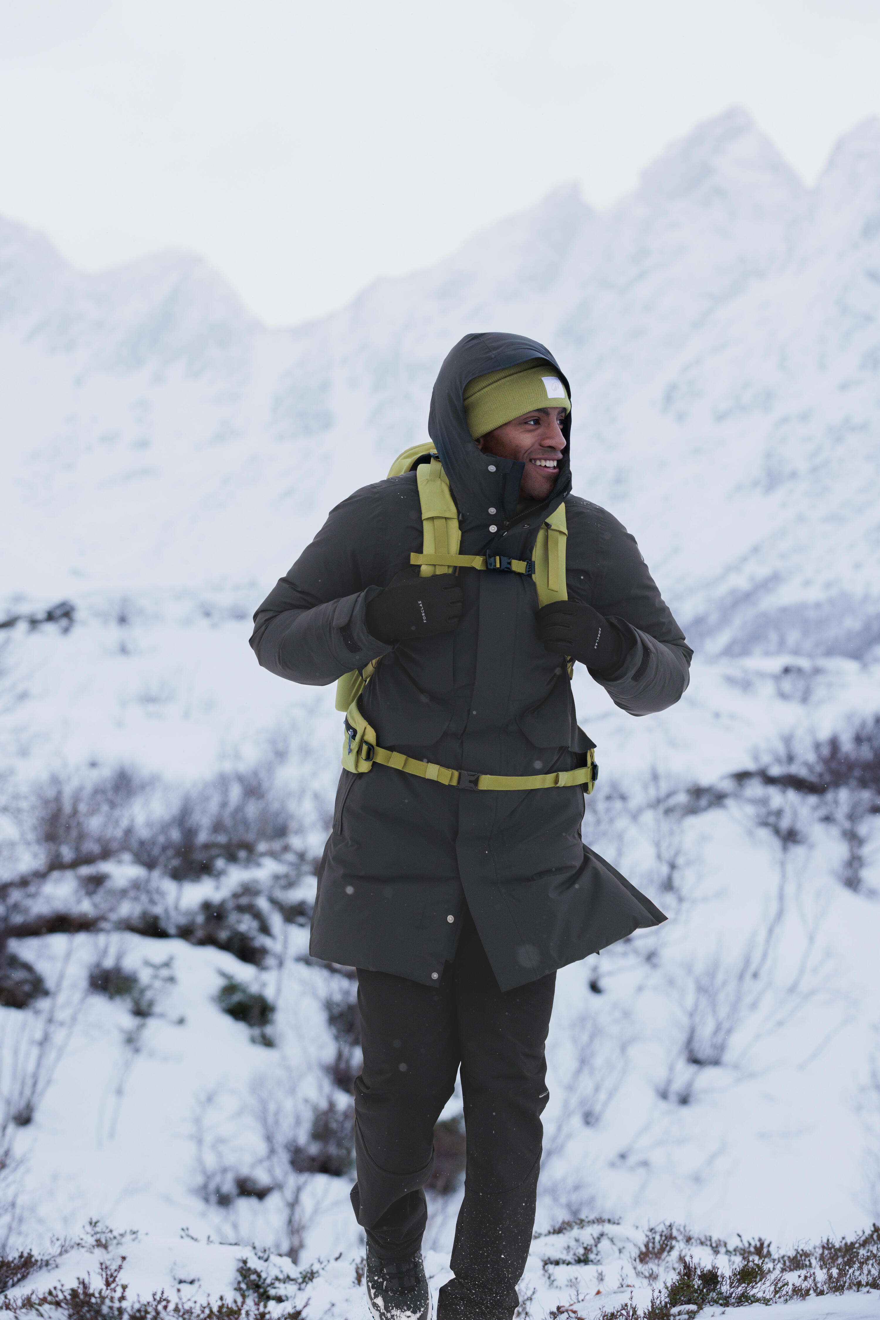 Daunenwanderparka -20 °C Herren, wasserdicht, NH900 blau 20/23