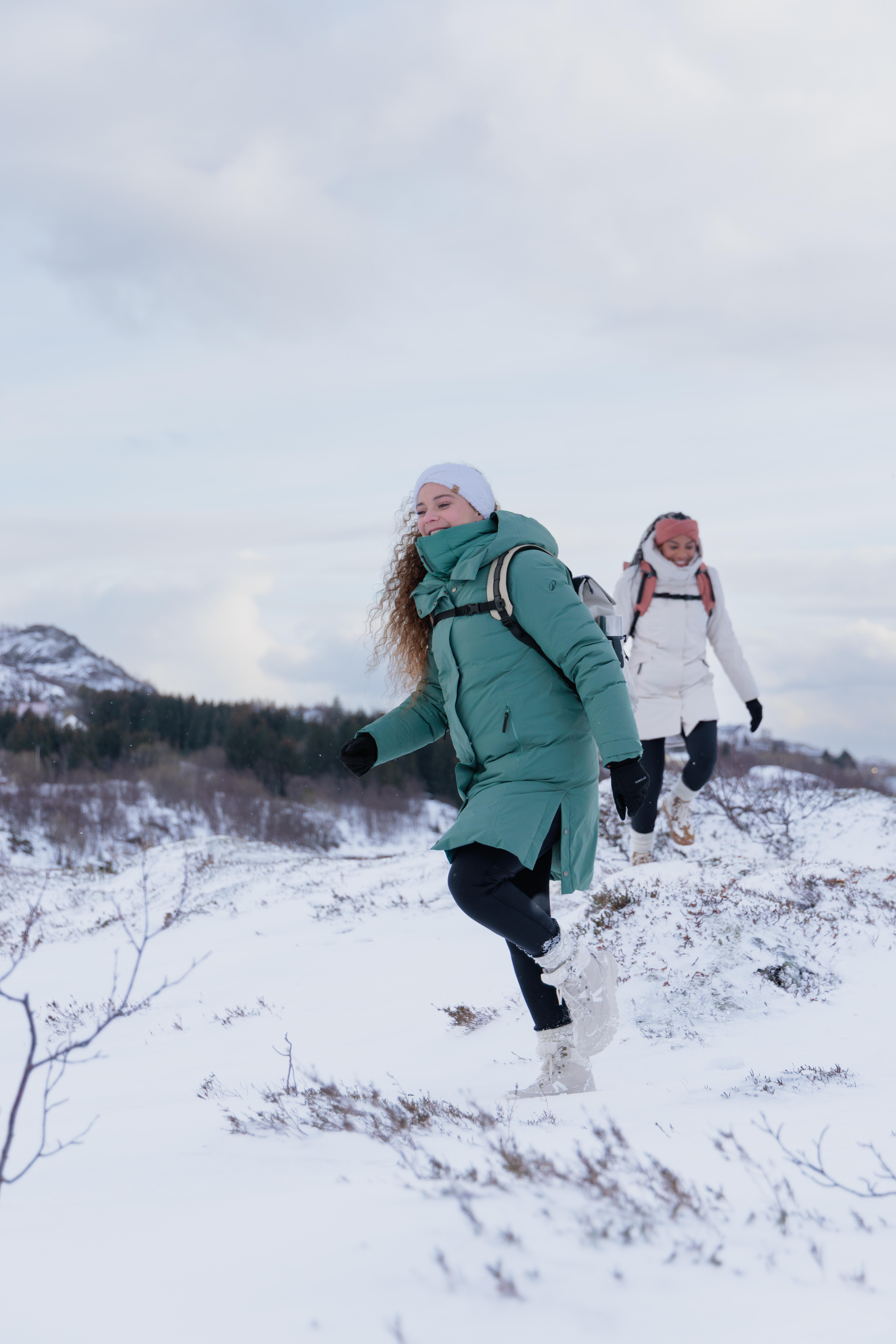 Women’s Waterproof Leather Winter Boots, NH 500 Mid - QUECHUA