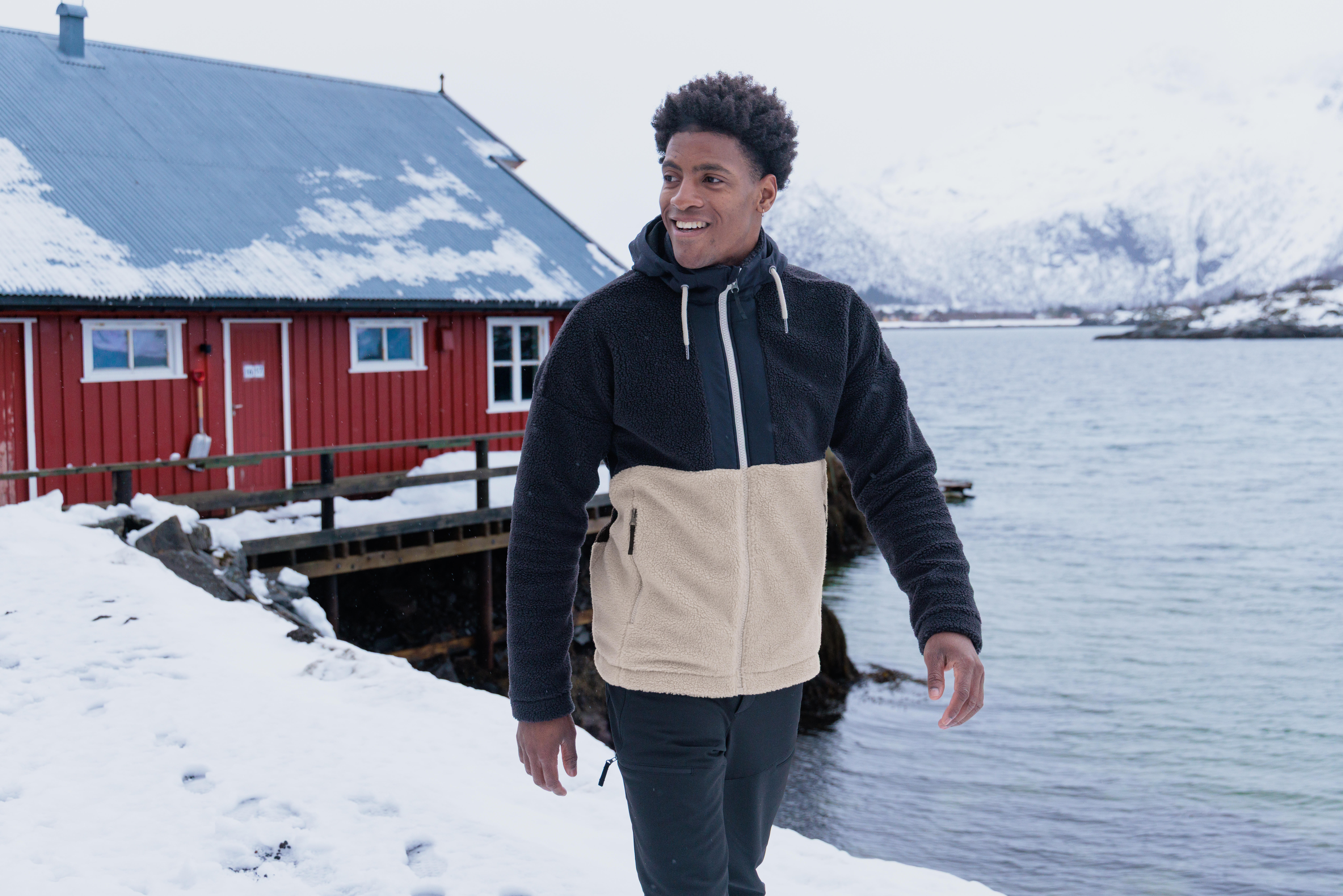 Veste de randonnée chaude en polaire moutonné homme, SH 900 - QUECHUA