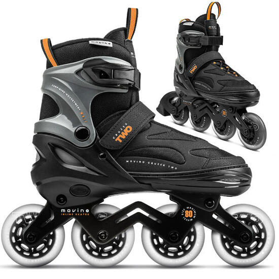 Rolki z regulacją rozmiaru movino cruzer two black