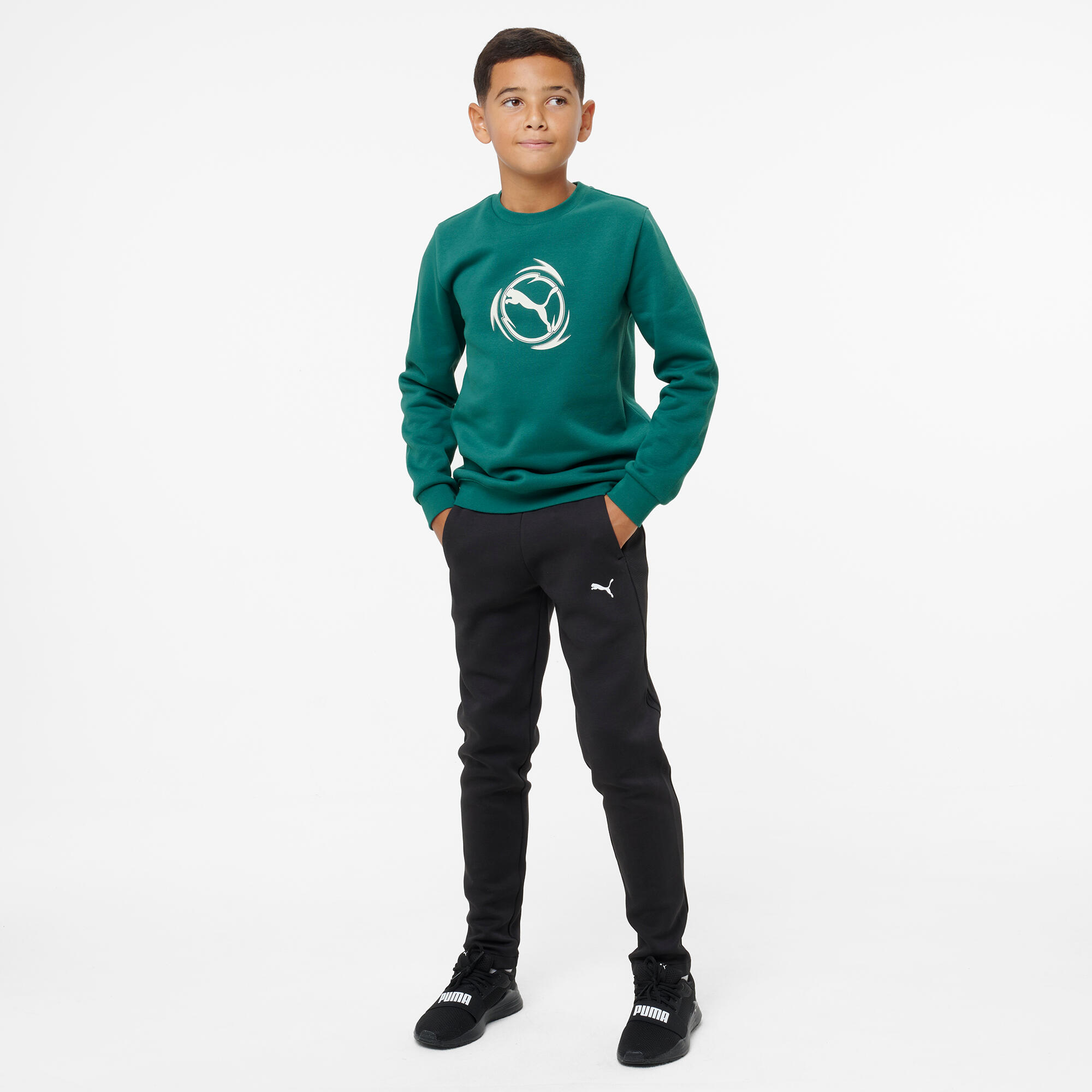 Pantalón Jogger Puma Active Pant 2026 Niños Negro 5/6