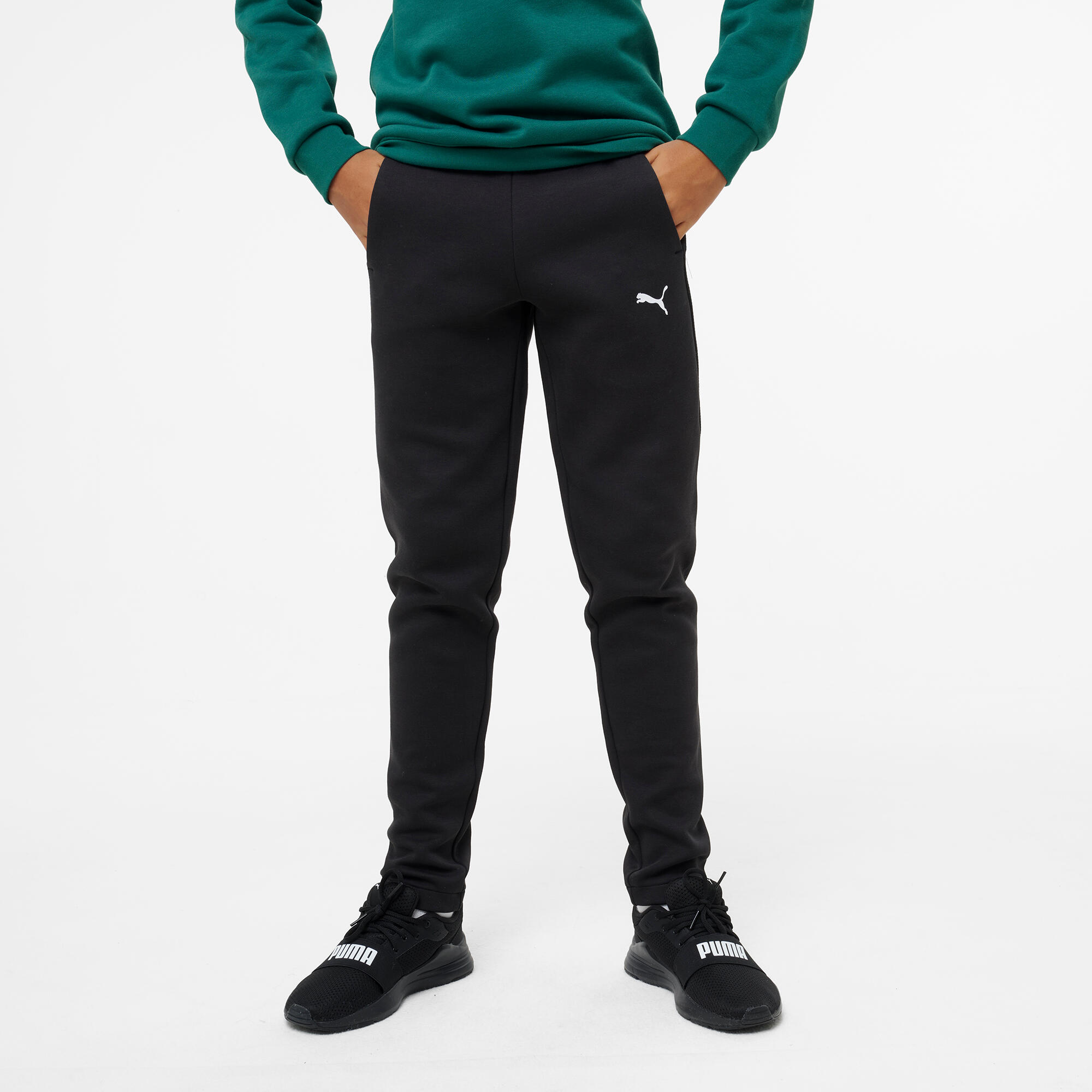 Pantalón Jogger Puma Active Pant 2026 Niños Negro 2/6