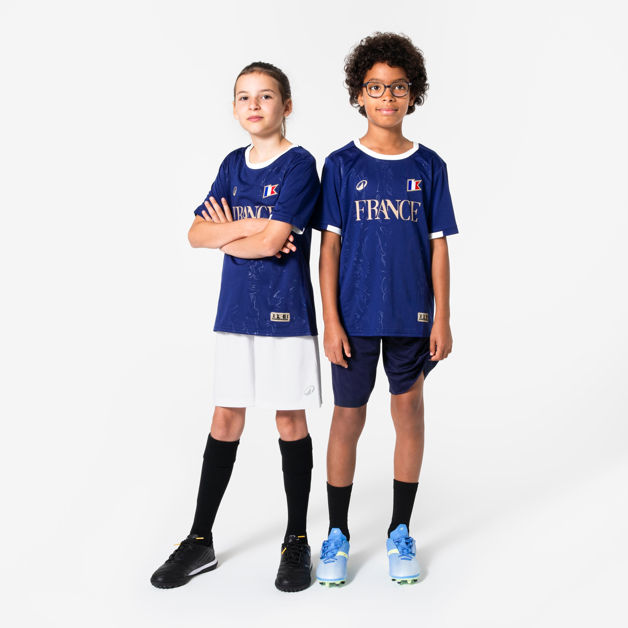 Kids’ France Supporter Soccer Jersey  - KIPSTA