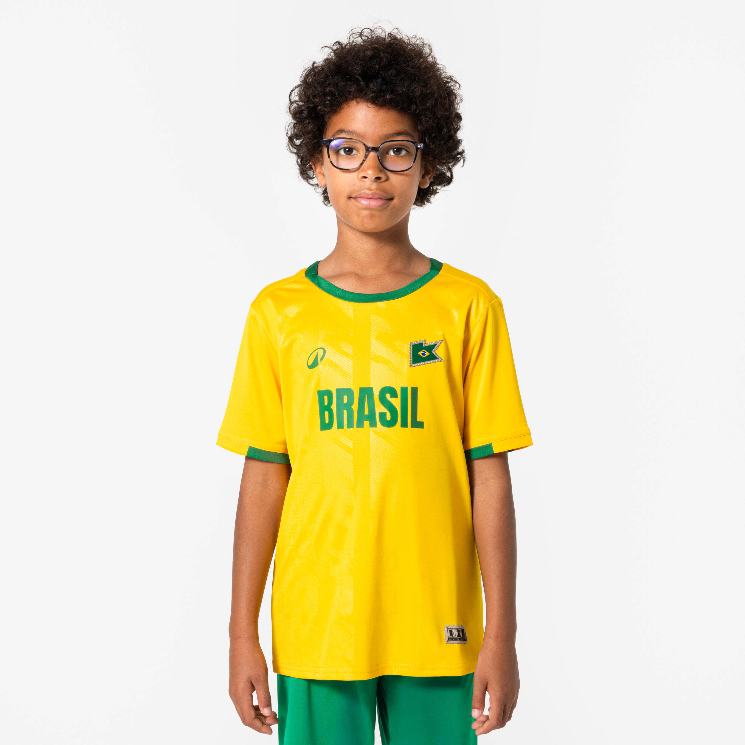 Kids' Football Fan Jersey  - Brazil 2026 -  1