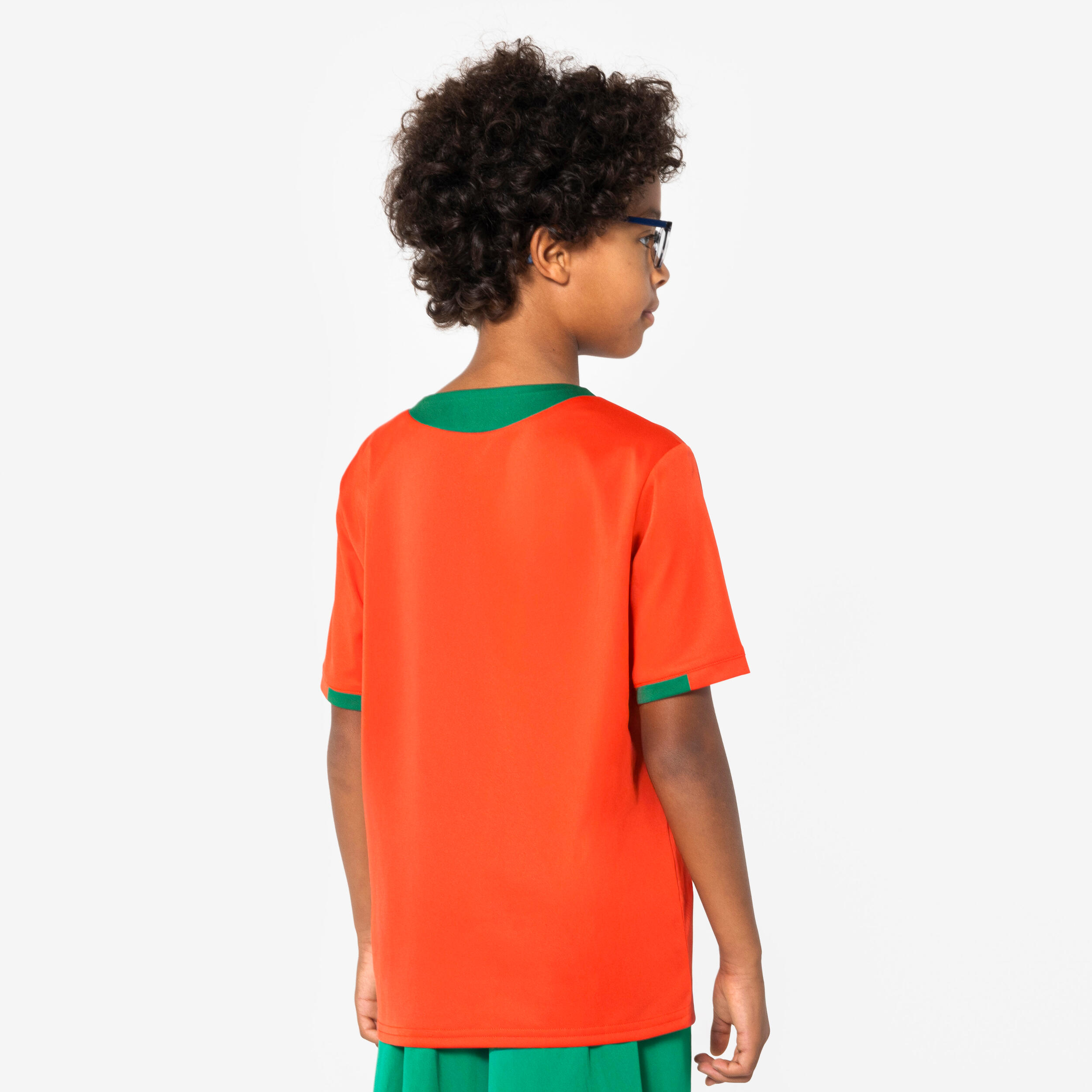 Kids’ Morocco Supporter Soccer Jersey  - KIPSTA