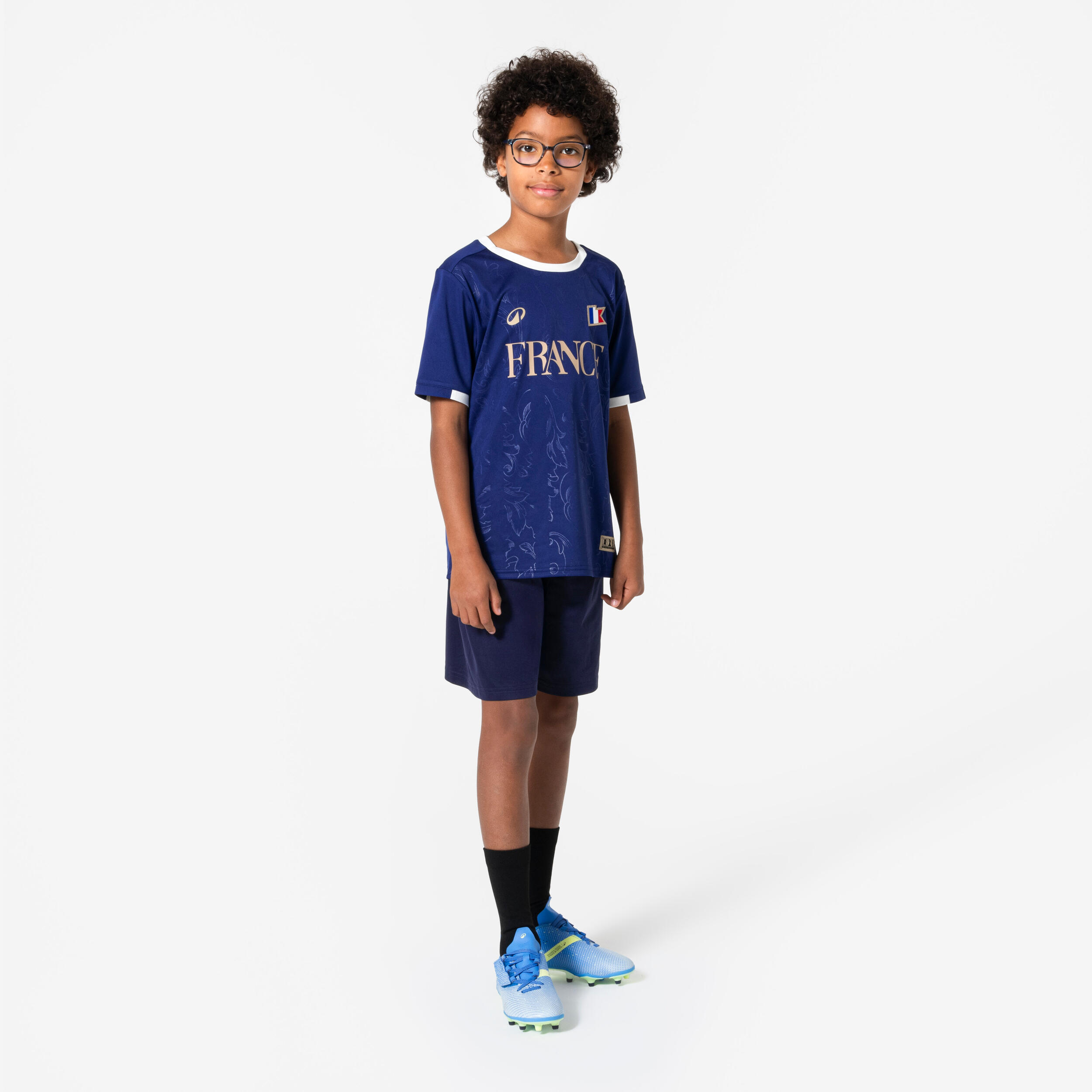 Kids’ France Supporter Soccer Jersey  - KIPSTA