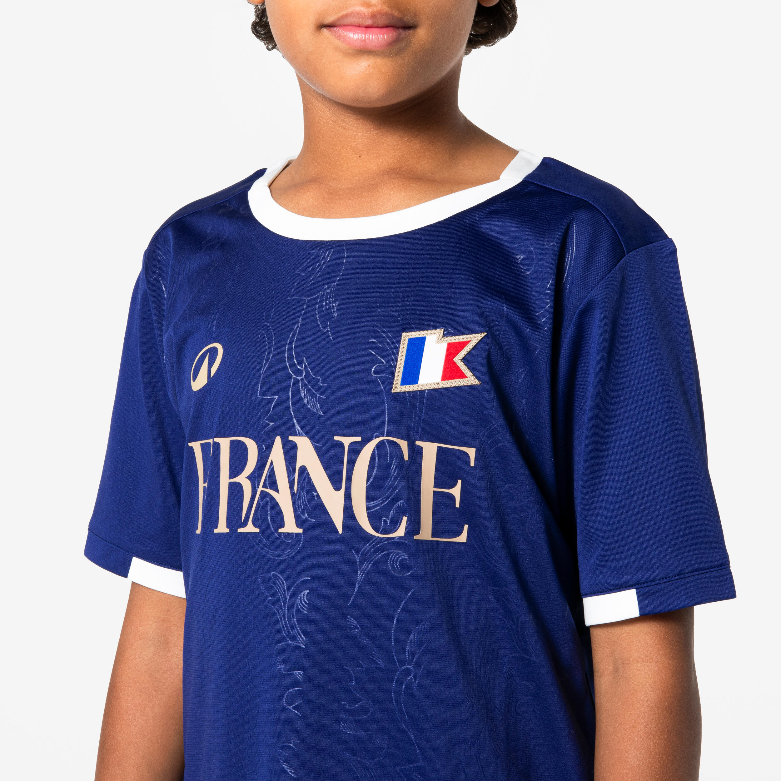 Kids’ France Supporter Soccer Jersey  - KIPSTA