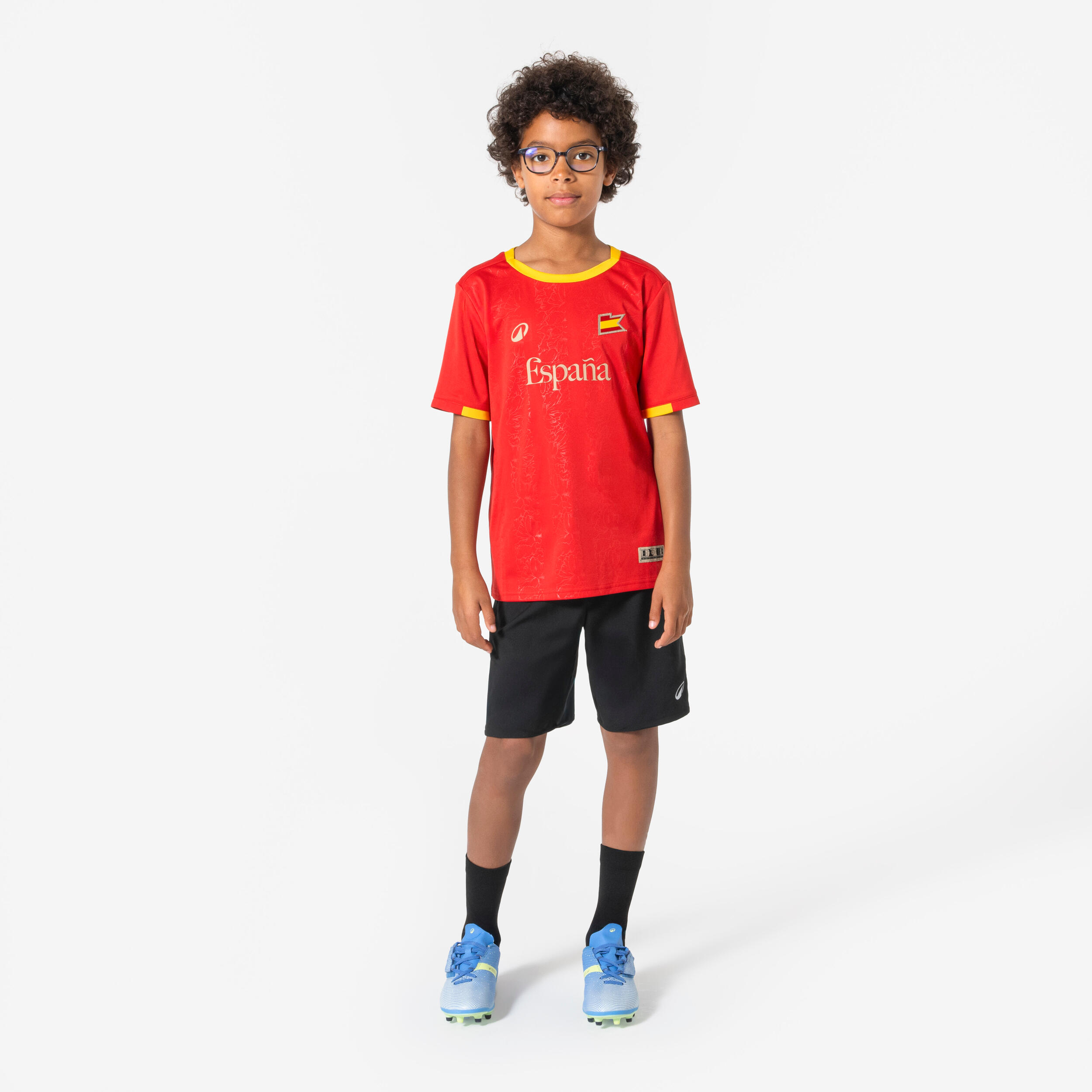 Fan-Fussballtrikot Spanien für Kinder 2026 4/8
