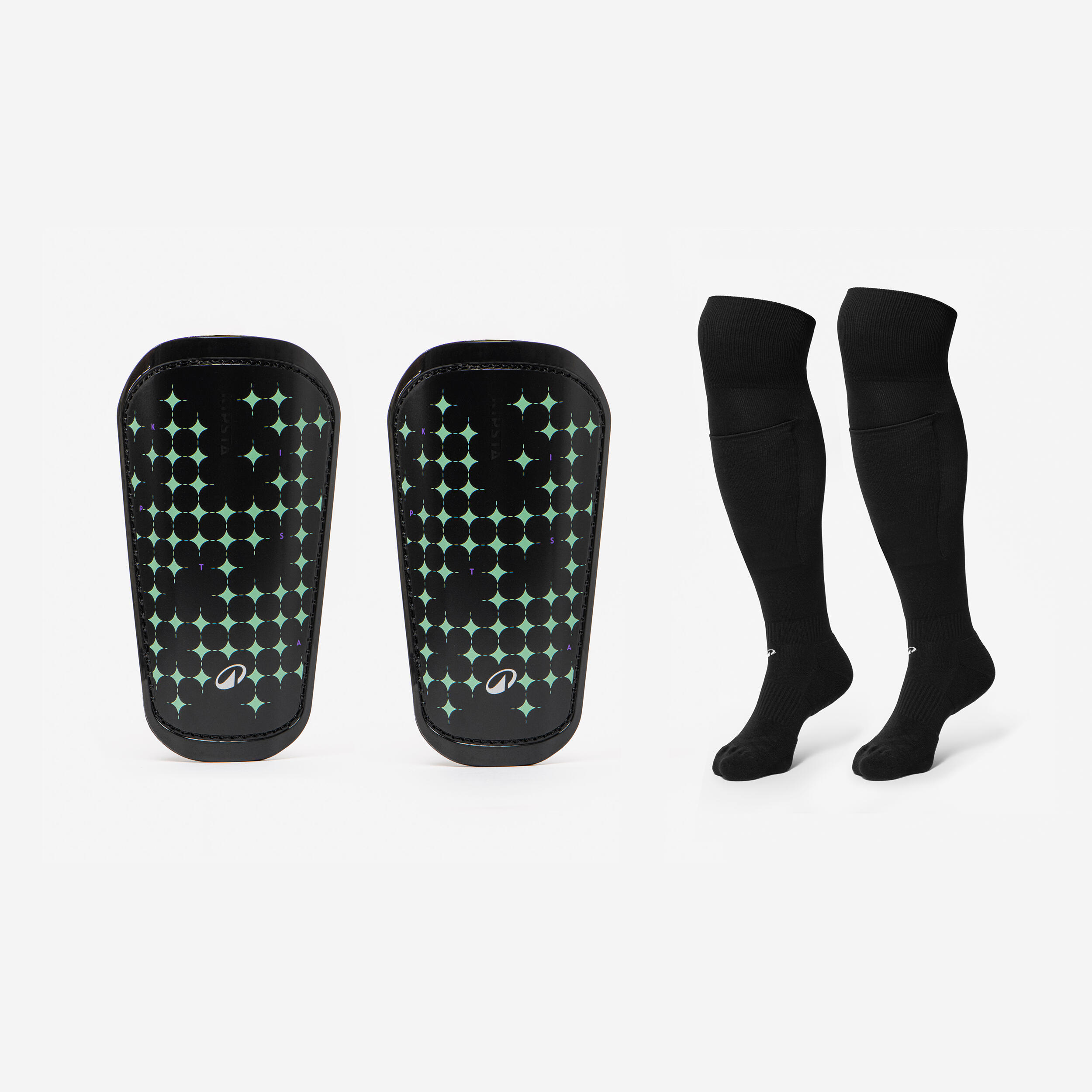 CHAUSETTES + PROTEGE-TIBIAS FOOTBALL ENFANT "EASY POCKET" 3/5