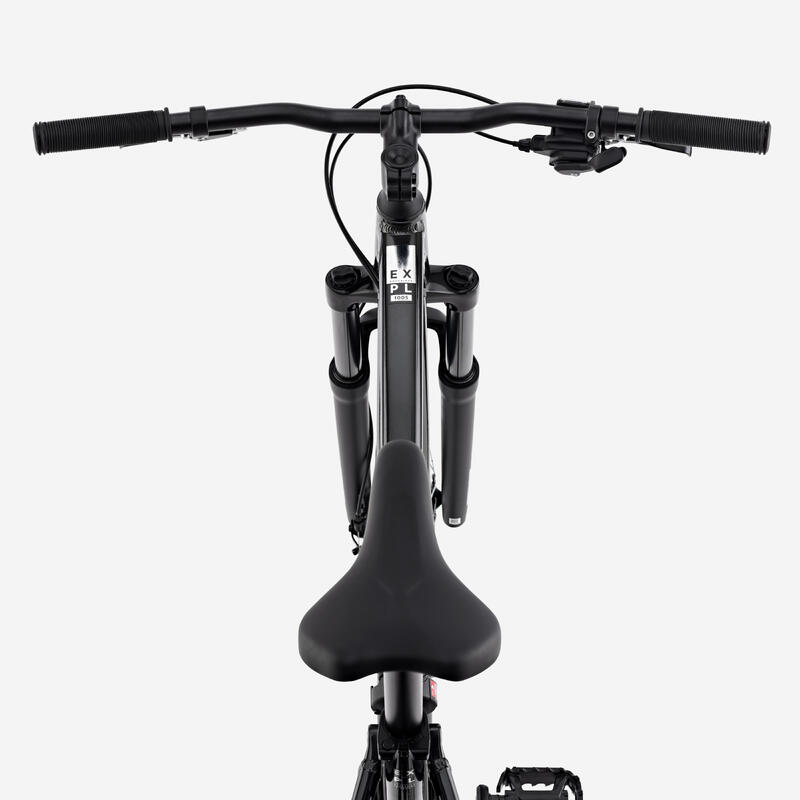 Bicicletă MTB drumeție suspensie integrală 29" cadru aluminiu EXPL 100 S Negru