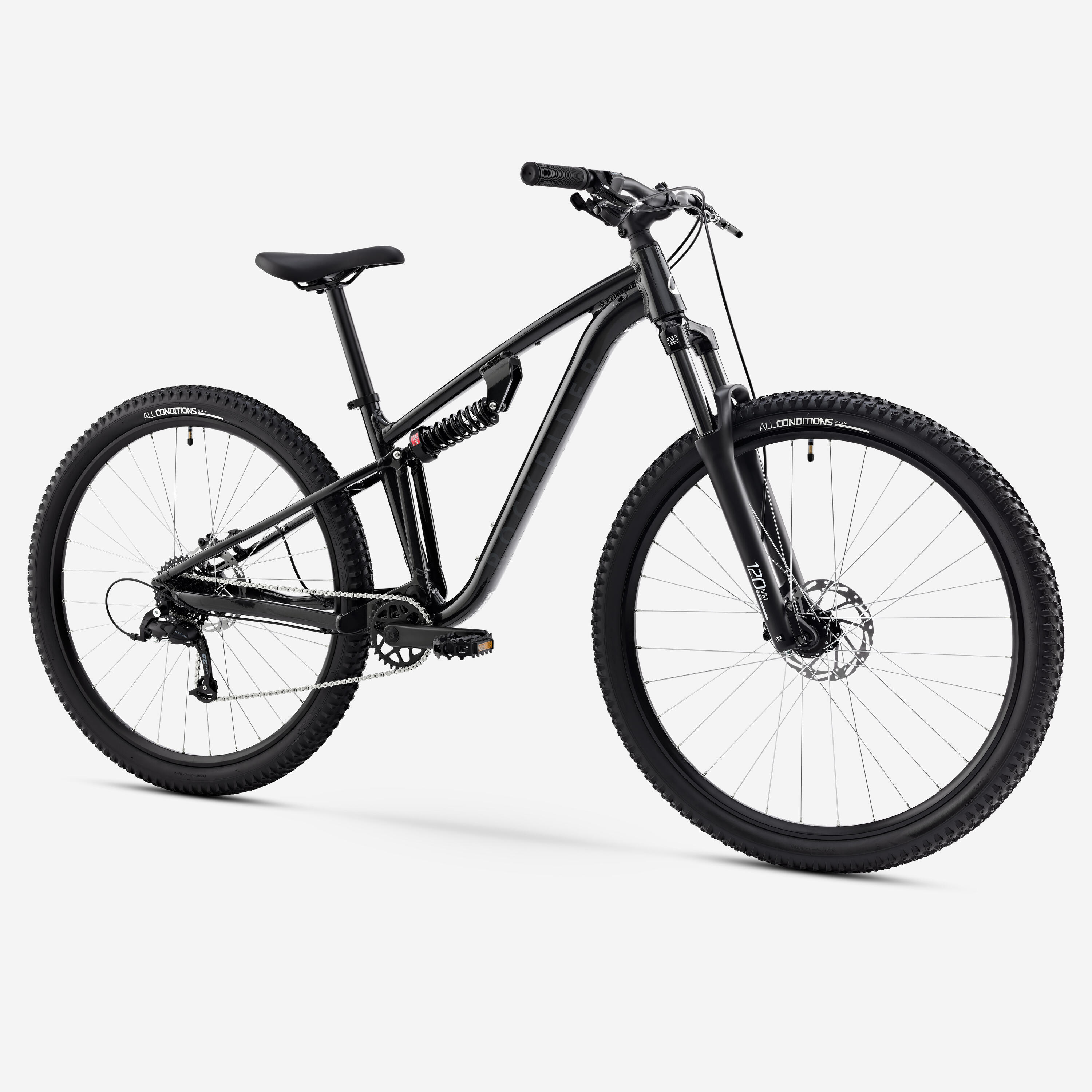 Mountainbike Touren 29" Aluminiumrahmen, Expl. 100 S schwarz 2/7