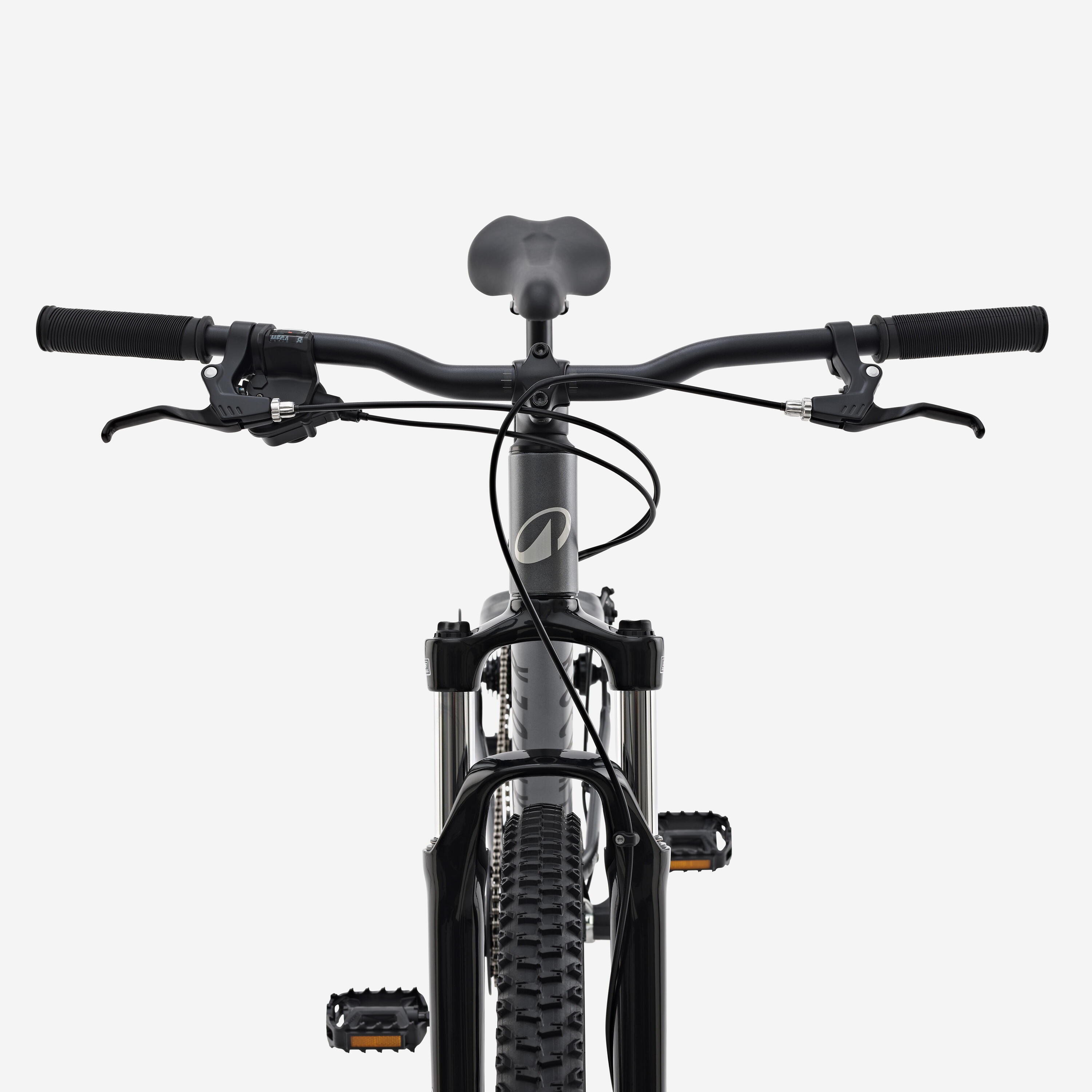 Vélo VTT randonnée semi-rigide 29" cadre aluminium, EXPL 100 gris 7/7