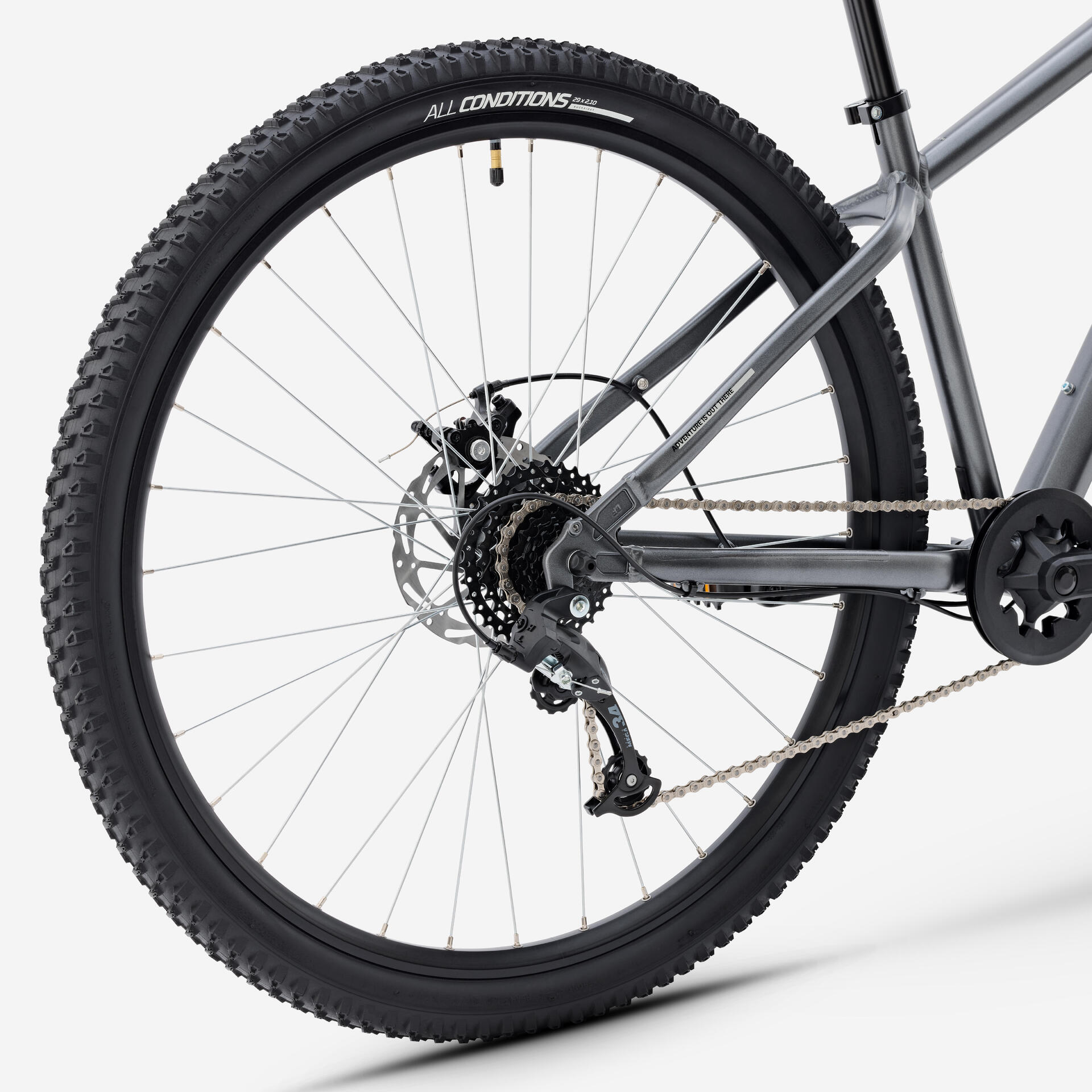 Bicicleta BTT De Passeio Semirr gida 29 Quadro Alum nio EXPL 100 Cinza bicicleta-btt-de-passeio-semirr-gida-29-quadro-alum-nio-expl-100-cinza