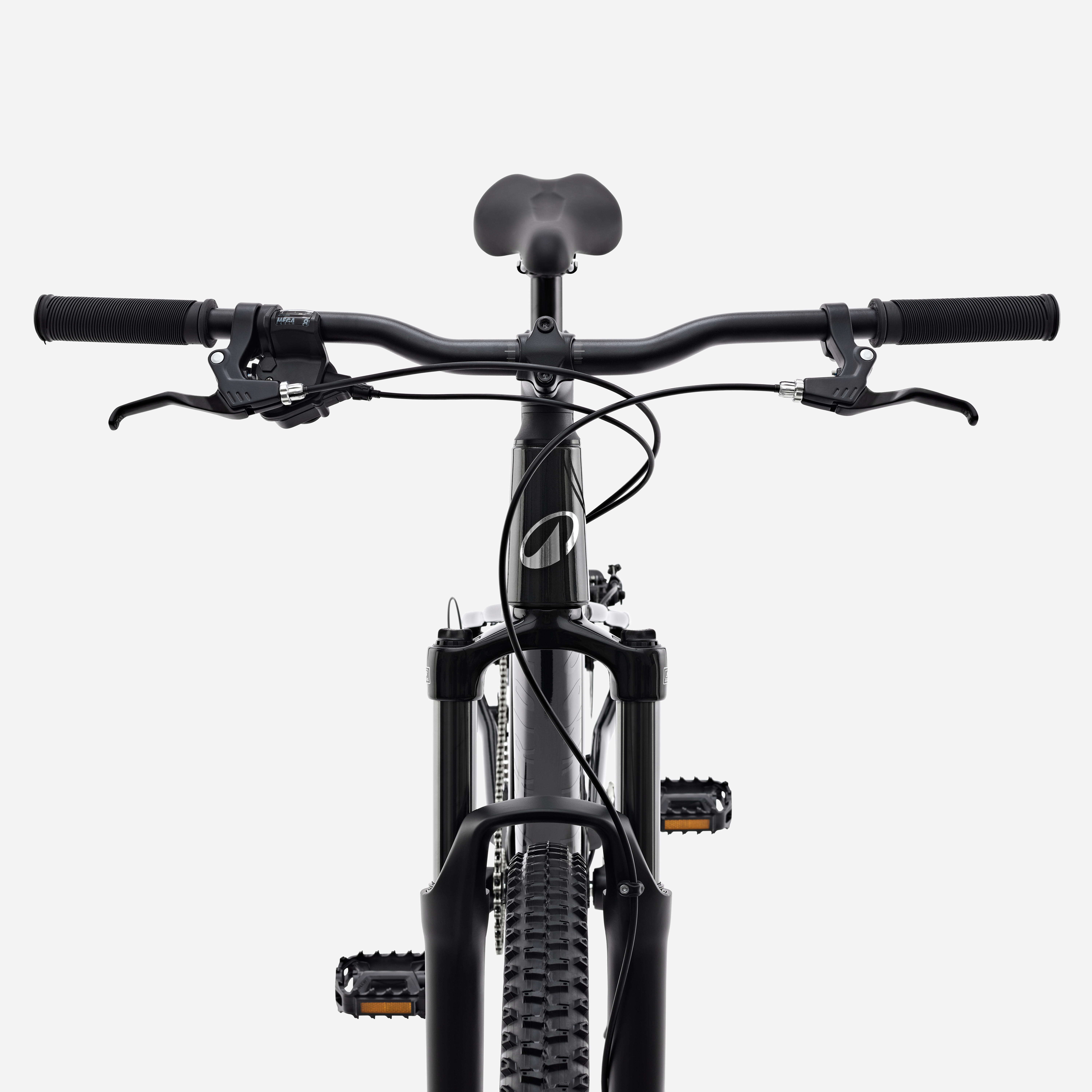ROCKRIDER Celoodpružený horský bicykel EXPL 100 S 29" hliníkový čierny S (150-164 cm) · záber 8