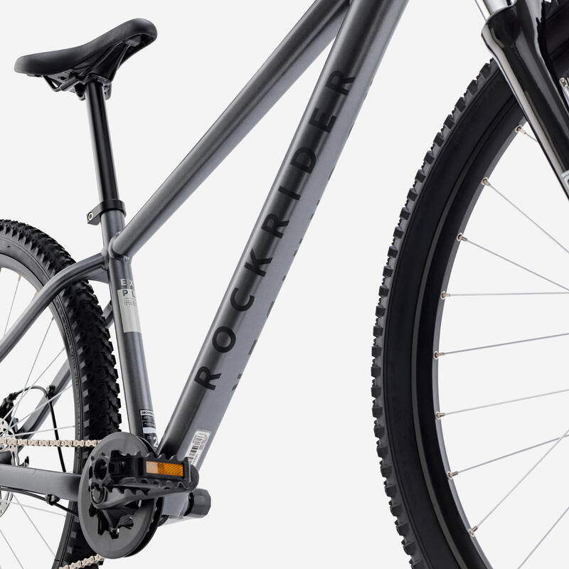 Bicicletă MTB drumeție semi-rigidă 29" cadru aluminiu EXPL 100 Gri