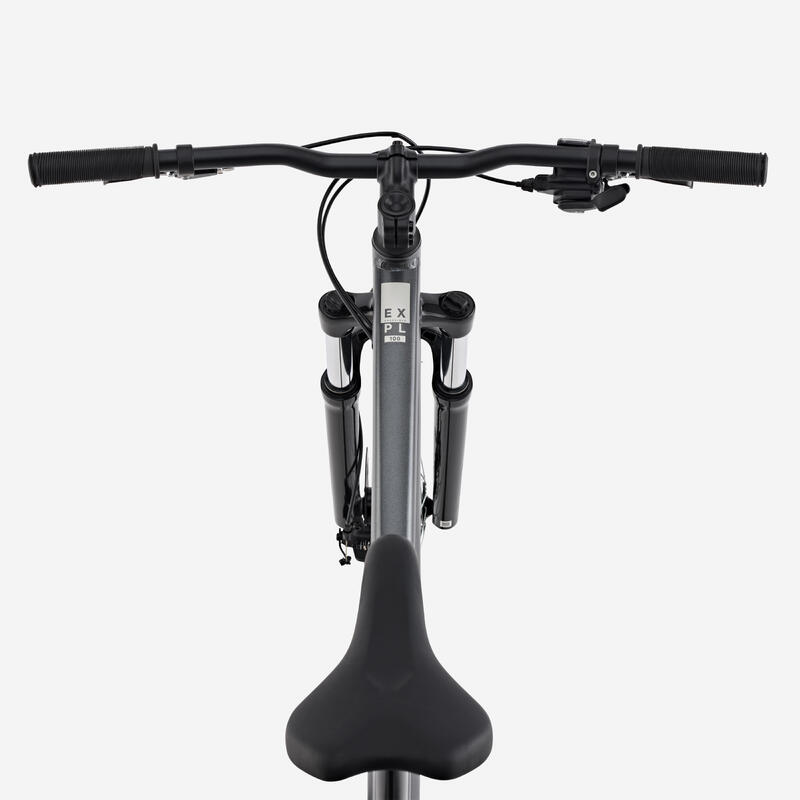 Bicicletă MTB drumeție semi-rigidă 29" cadru aluminiu EXPL 100 Gri