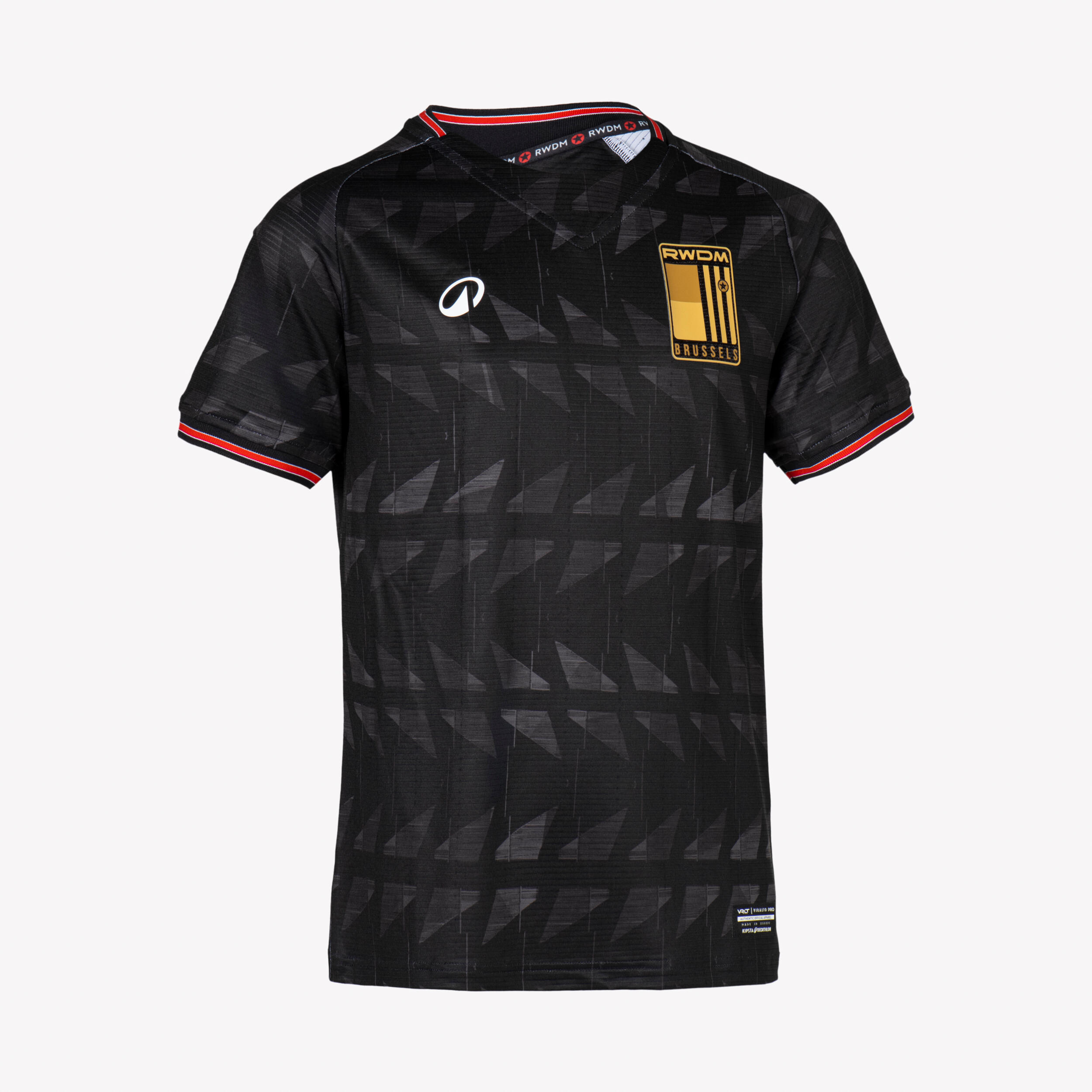 KIPSTA Futbalový dres RWD Molenbeek 25/26 tretia sada čierny S