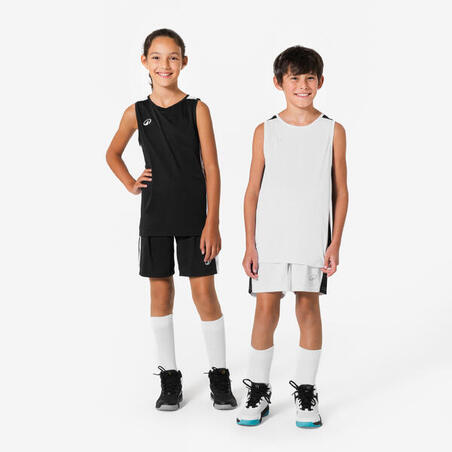 Майка баскетбольна дитяча 100 чорна