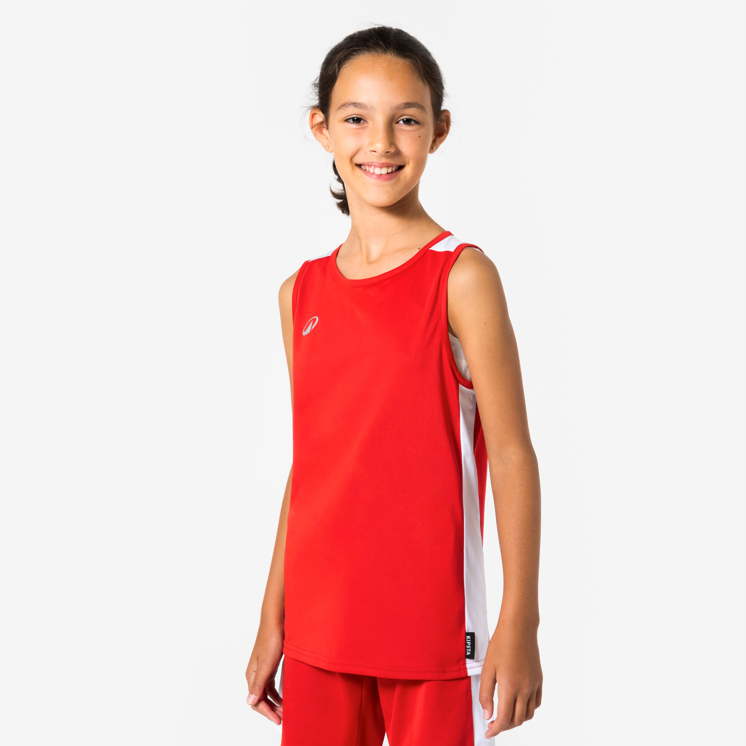 Kids' Basketball Shirt Tank 100 - Red