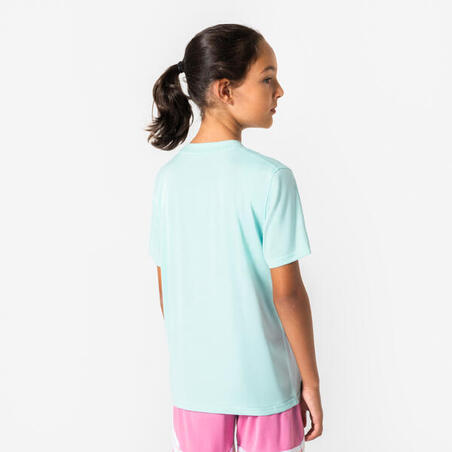 Футболка дитяча 900 для баскетболу NBA Knicks синя/сіра