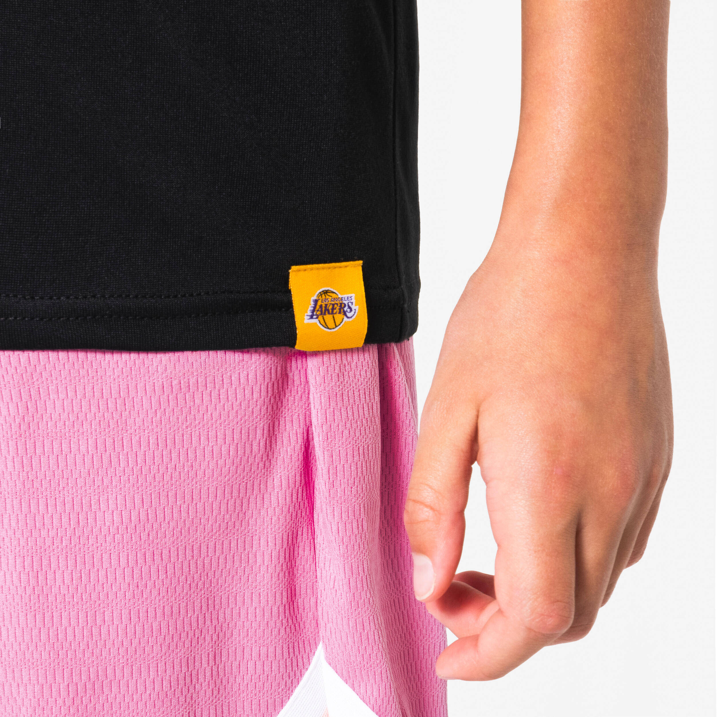 Kids'/Junior Basketball T-Shirt TS900 NBA Lakers - Black -  4