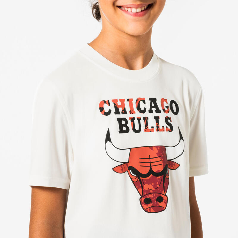 NBA Chicago Bulls Çocuk Basketbol Tişörtü - Beyaz - 900
