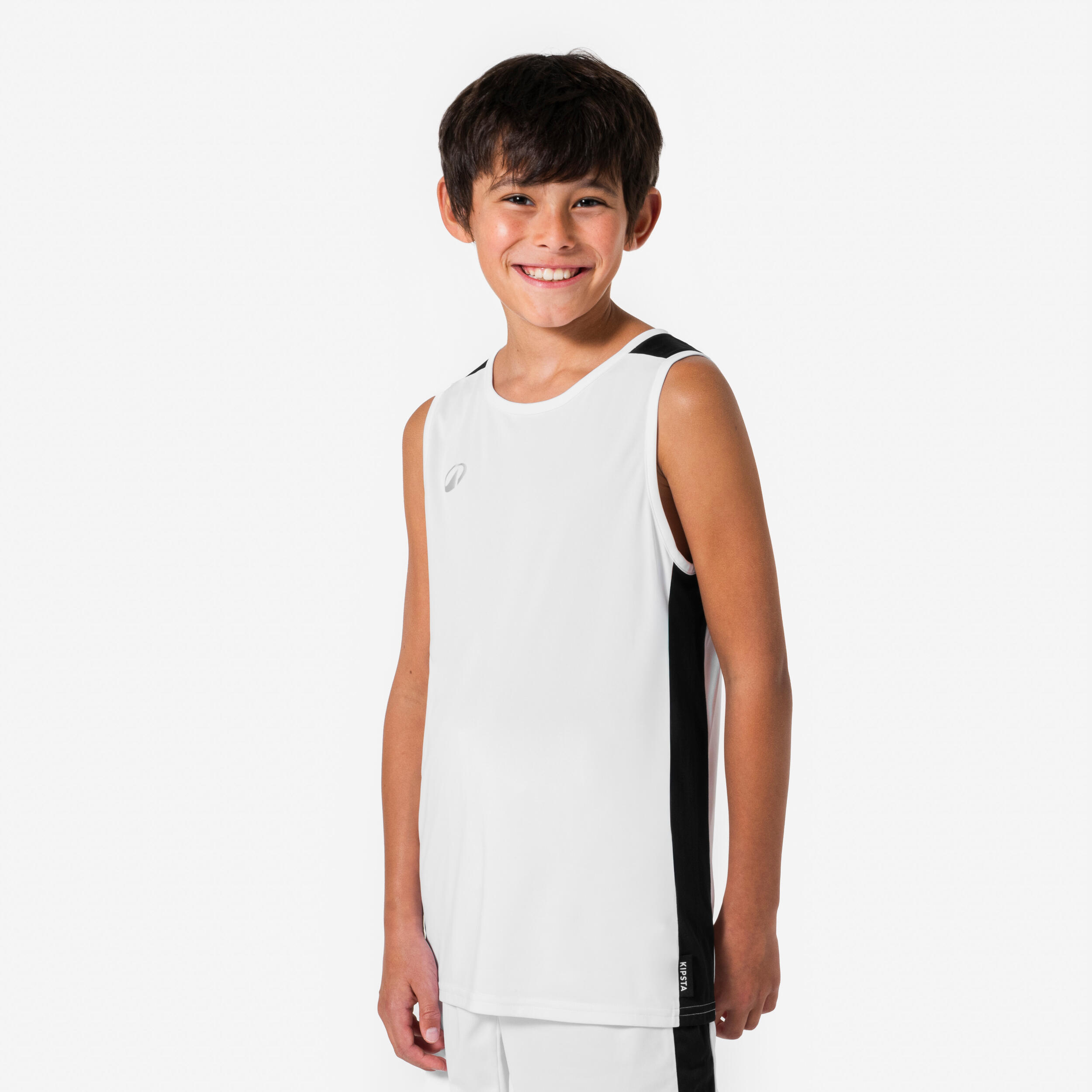 Kids' Basketball Shirt Tank 100 - White