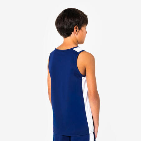 Майка баскетбольна дитяча 100 темно-синя