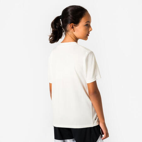 Футболка дитяча 900 для баскетболу NBA Bulls біла