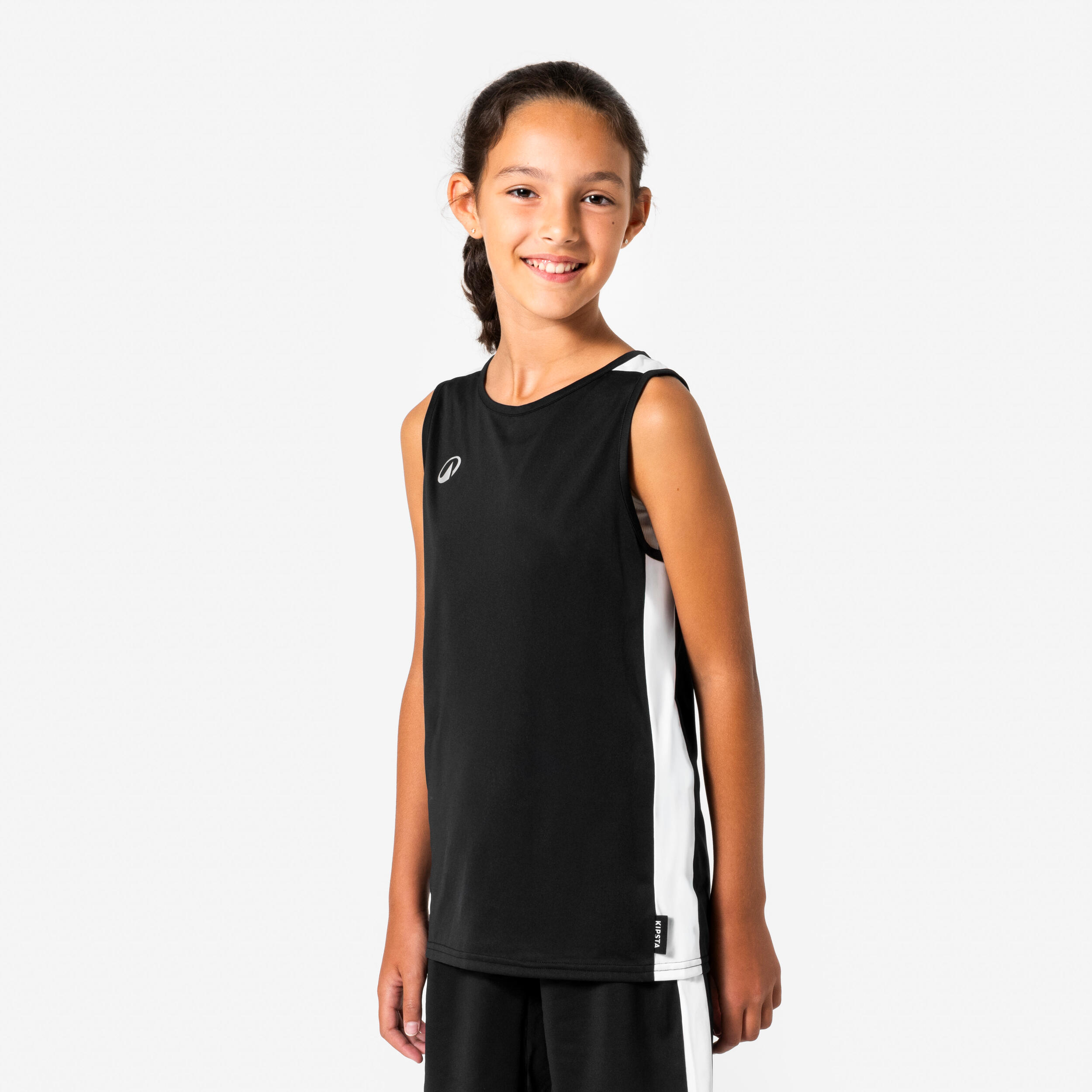 Kids' Basketball Shirt Tank 100 - Black