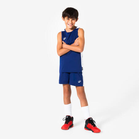 Майка баскетбольна дитяча 100 темно-синя