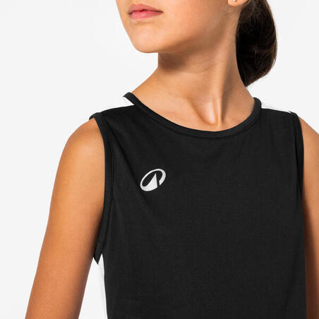 Майка баскетбольна дитяча 100 чорна