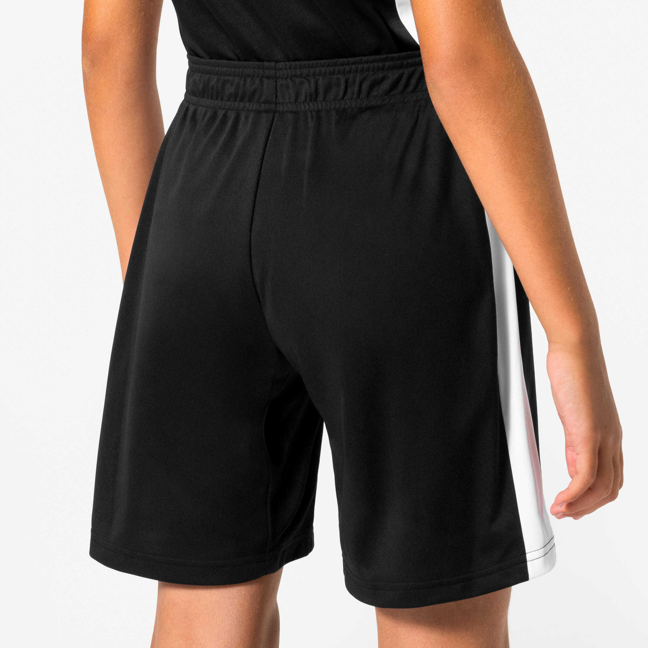 Kinder-Basketball-Shorts, SH100, Schwarz 4/6