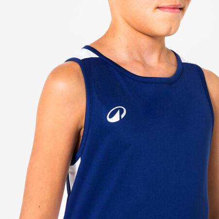 Майка баскетбольна дитяча 100 темно-синя