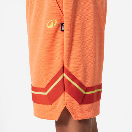 Шорти дитячі SH900 для баскетболу помаранчеві