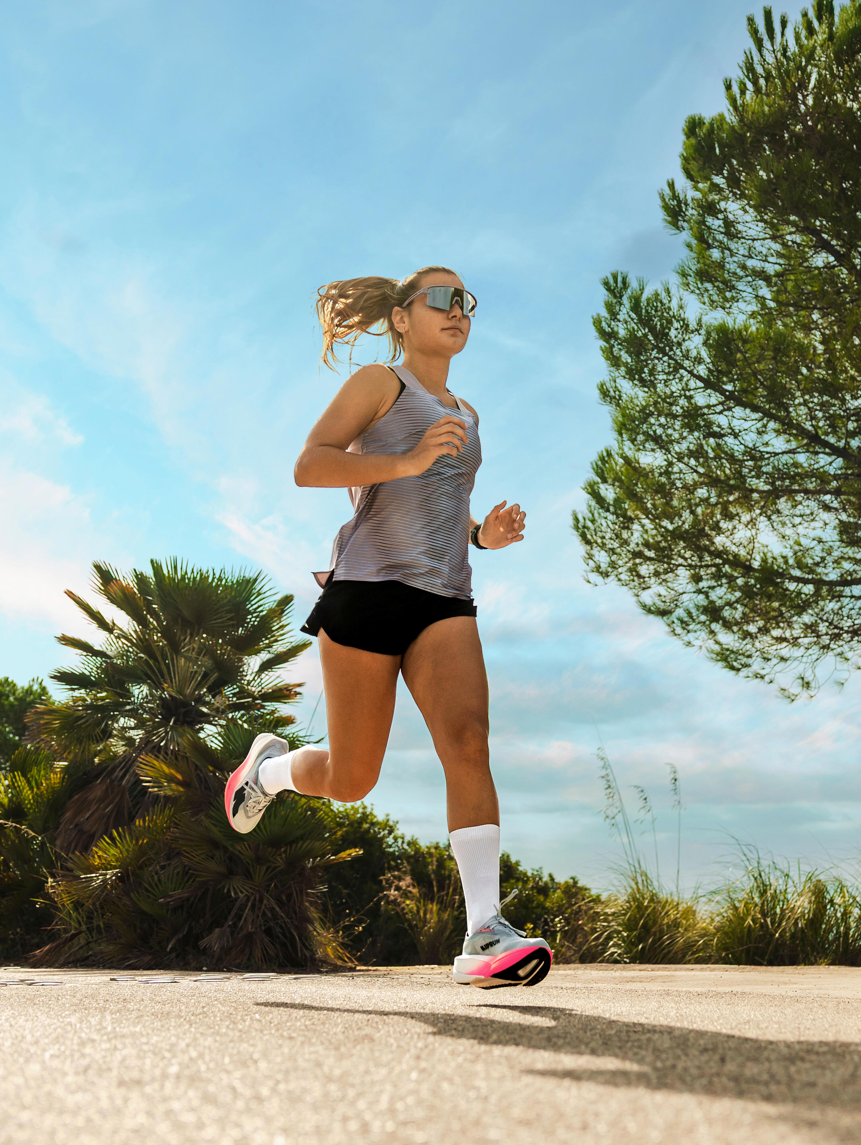 Chaussures de course sur route femme, Kipstorm Tempo  8/12