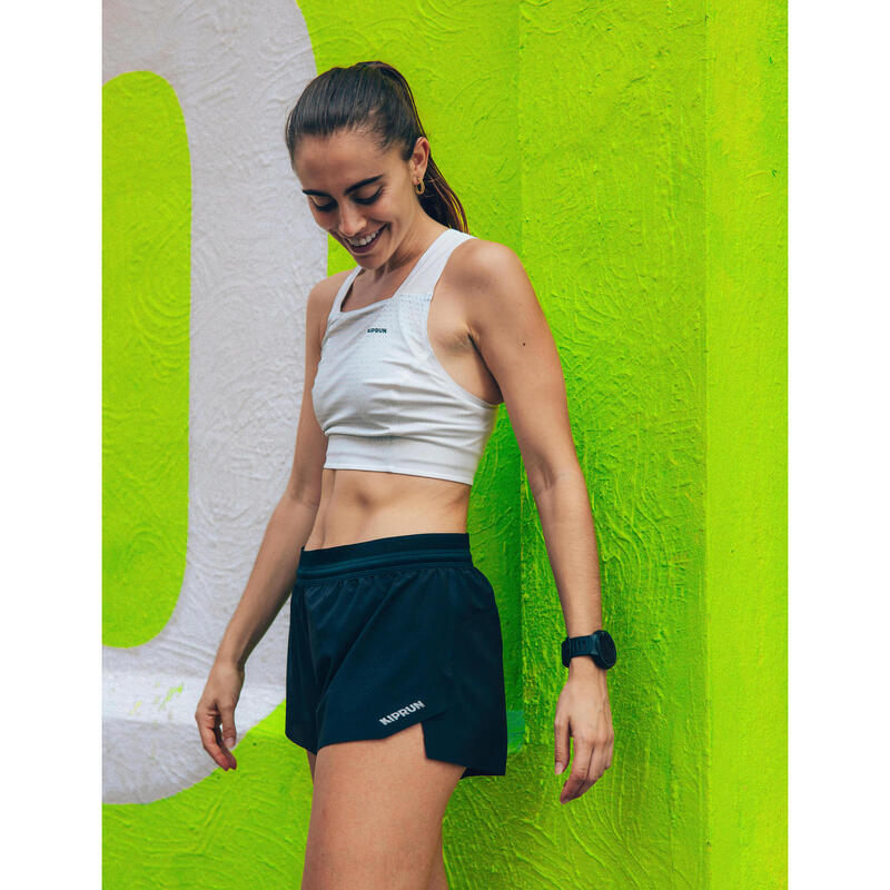 Șort de alergare menstrual cu slip absorbant Kiprun x Smoon