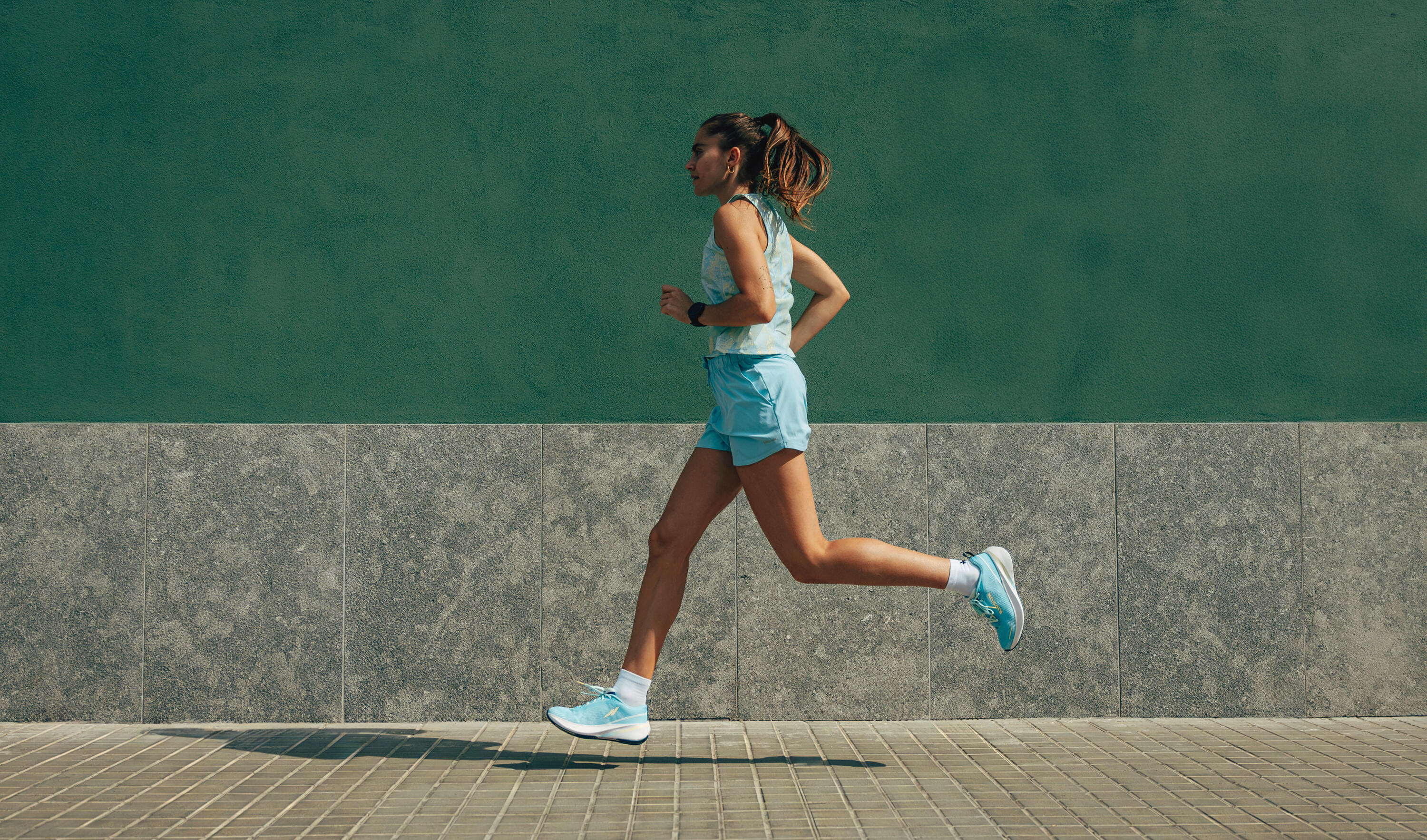 Laufshorts Trailrunning Damen atmungsaktiv - Run 500 Dry blau 10/12