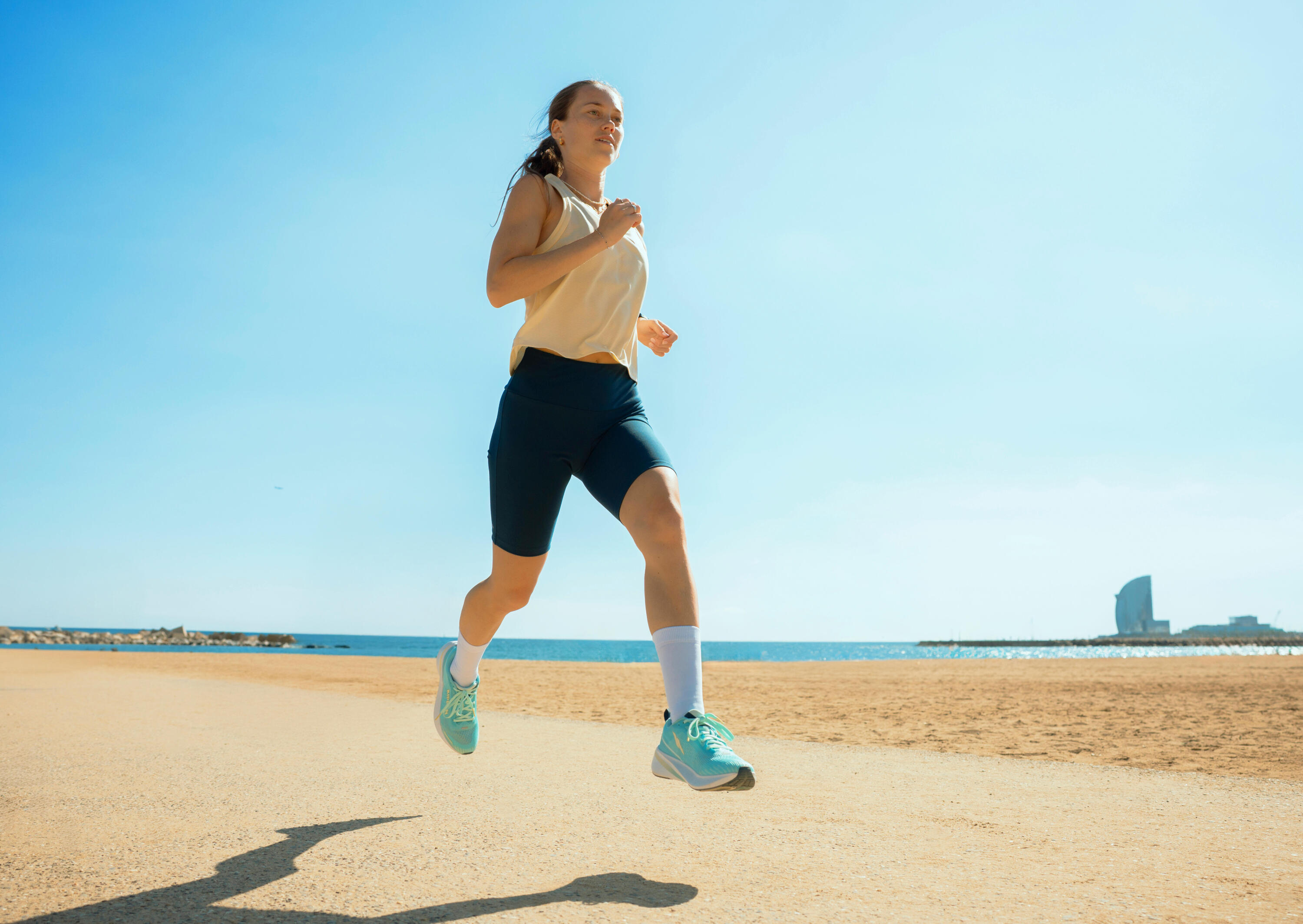 Shorts Radfahrer Running - Kiprun Run 500 Komfort schwarz 9/9