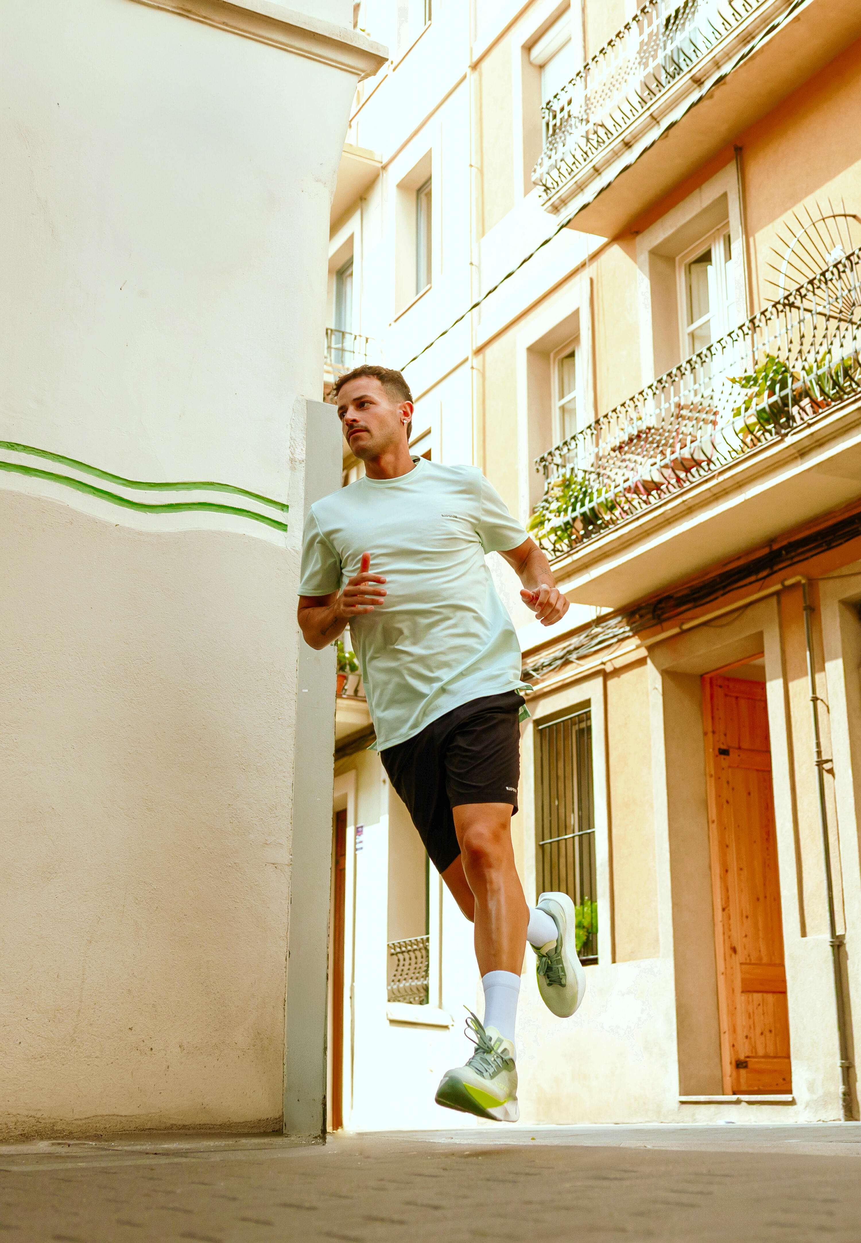 Chaussures de running route homme, Kiprun Kipride gris clair 9/10